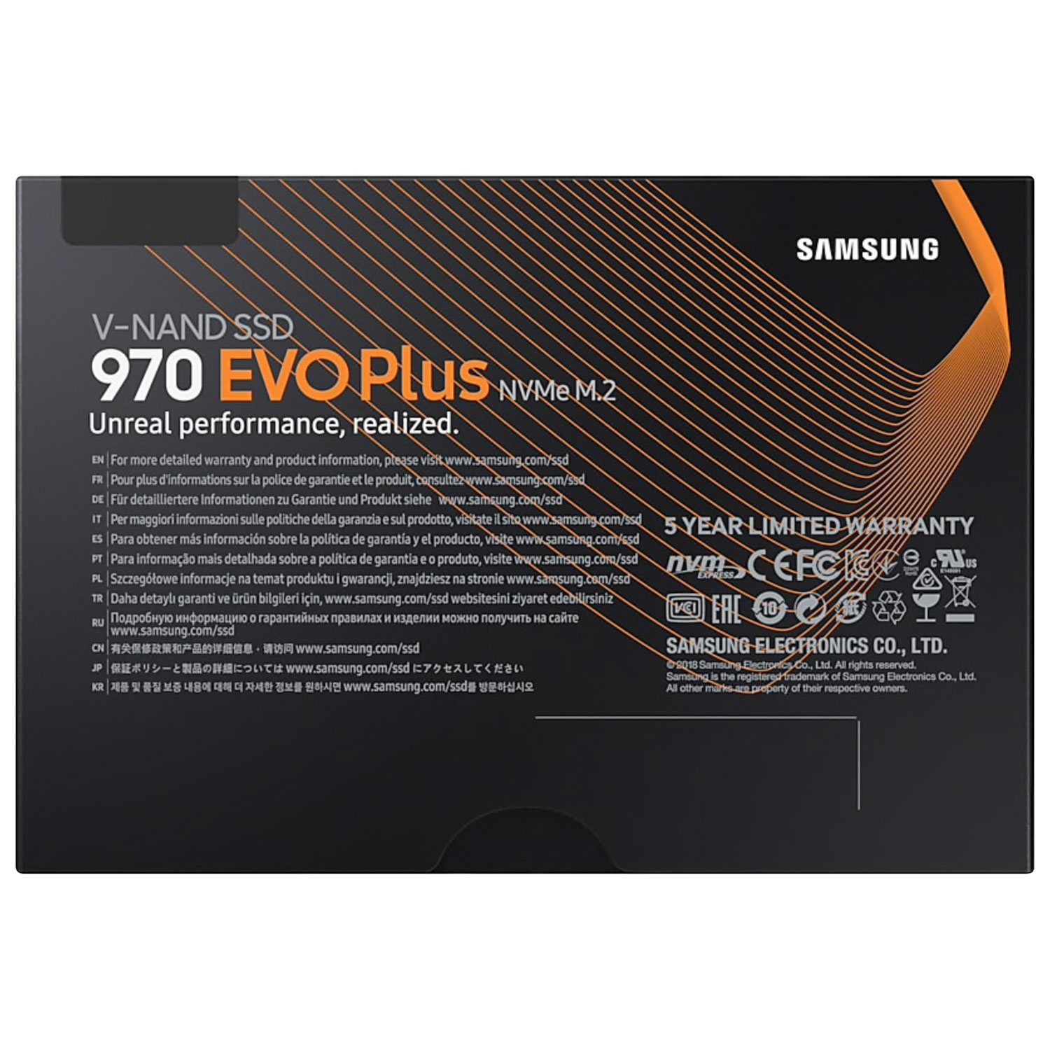 Samsung 970 EVO Plus 1TB M.2 NVMe Internal Solid State Drive (MZ