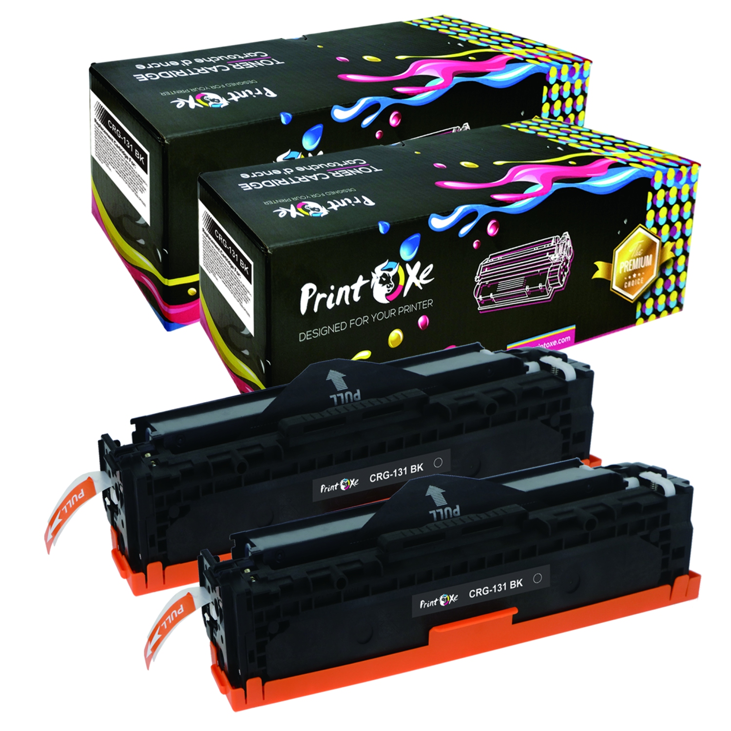 PRINTOXE® CRG 131 Canon Compatible Set + Black of 5 Cartridges Best Toner For LBP7100Cn LBP7110Cw MF6680DN MF8210CN MF2820 MF628CW(JP) MF623CN