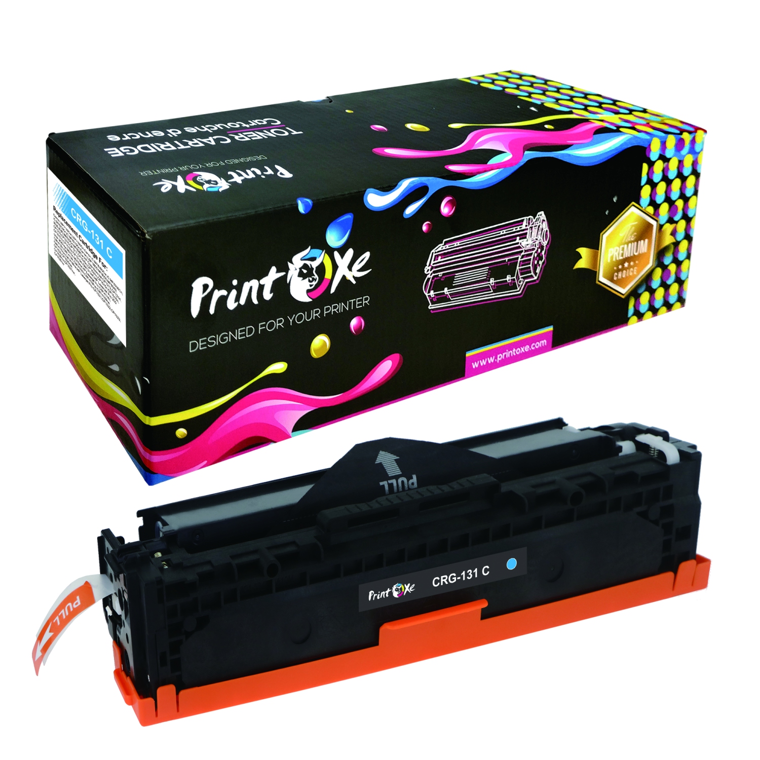 PRINTOXE® CRG 131 Canon Compatible Set + Black of 5 Cartridges Best Toner For LBP7100Cn LBP7110Cw MF6680DN MF8210CN MF2820 MF628CW(JP) MF623CN
