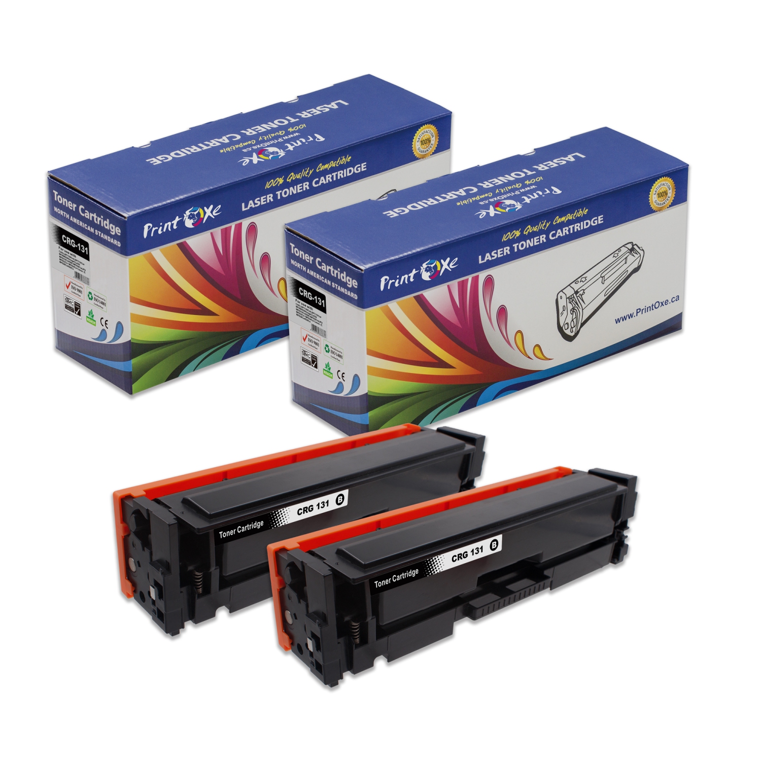 PRINTOXE® CRG 131 Canon Compatible 2 BLACK Best Toner Quality For