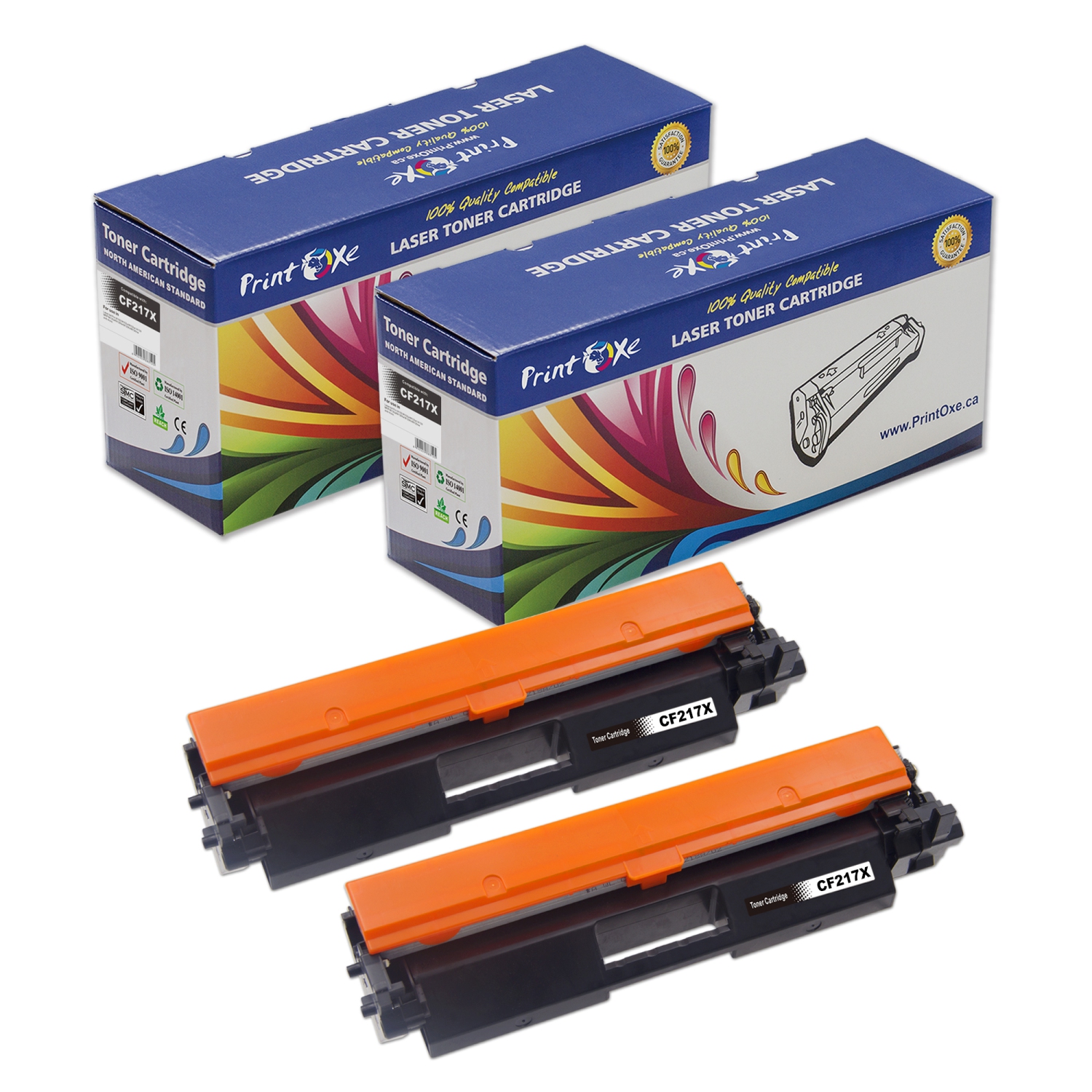 PRINTOXE® CF217X Compatible with HP 2 Toner Cartridges High Yield of CF217A Yield 4K Pages 17X / 17A for LaserJet Pro M102 M102a M102w M130 and MFP