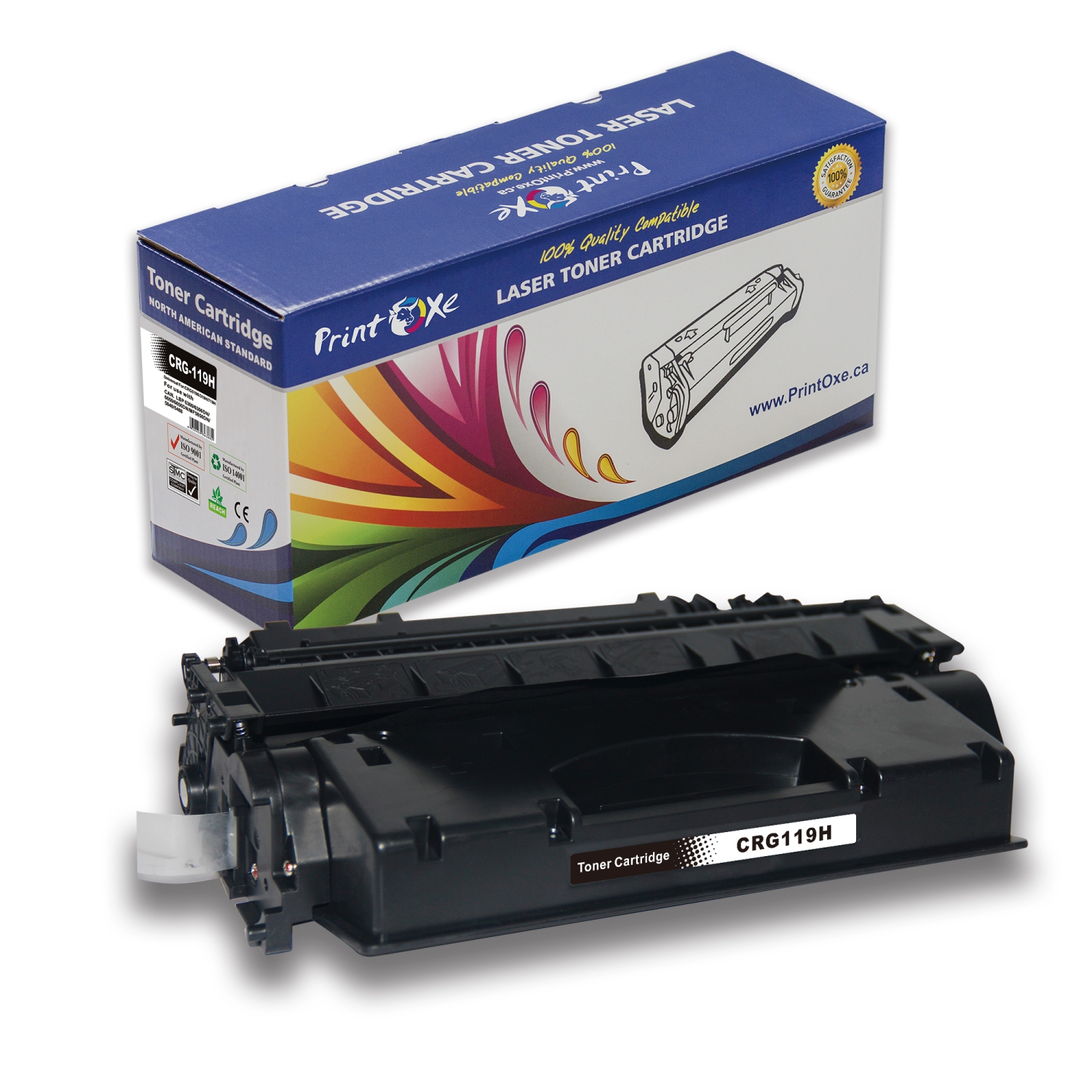 PRINTOXE® CRG 119II / 3480B001 Canon Compatible 2 Cartridges | High Yield  519H | 6400 Pages CRG 519II 119H / 719H for I-Sensys LBP6300DN LBP6650DN