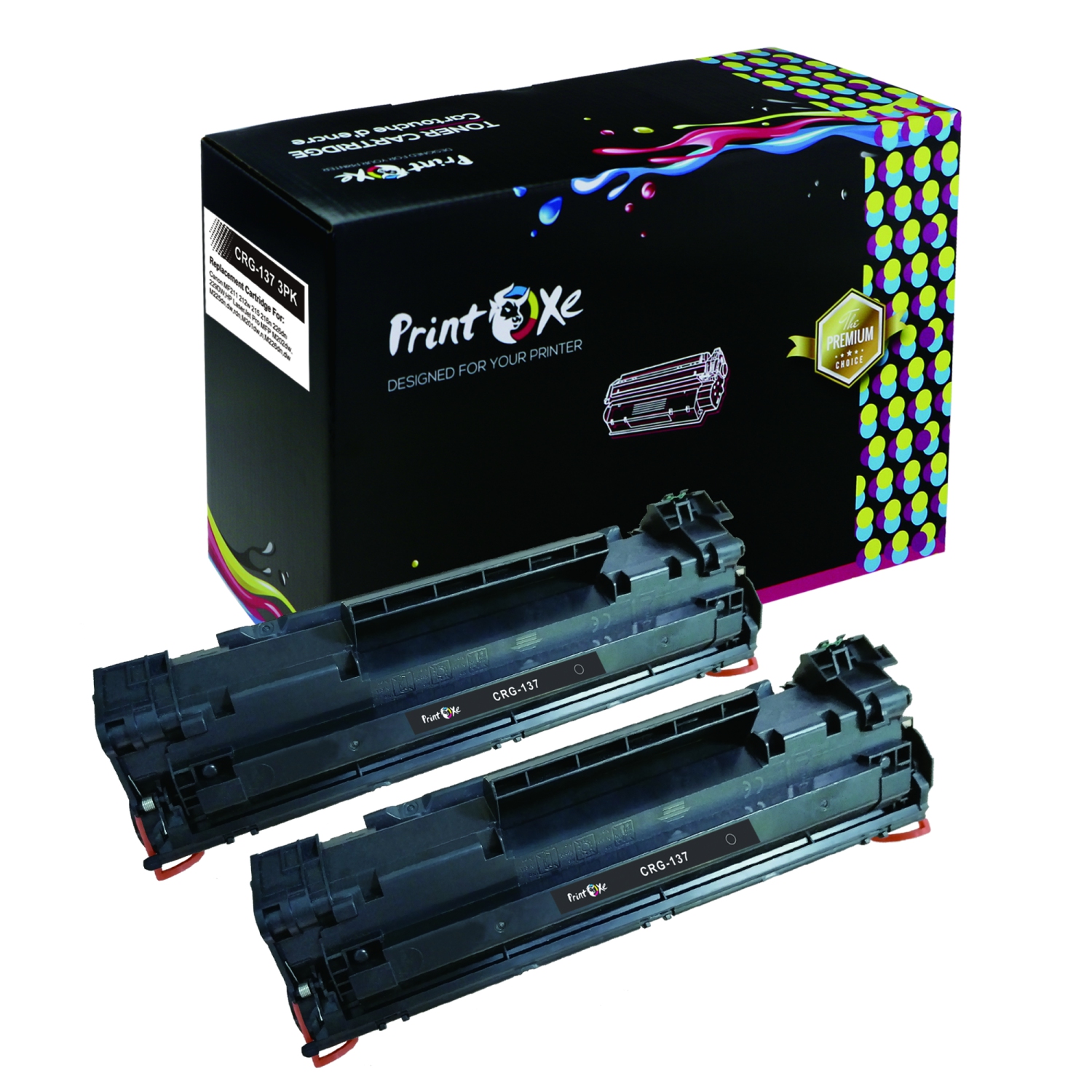 Cartouches de toner compatibles PRINTOXE® CRG 137 4 CRG137 / 9435B001AA pour MF211 MF215 MF216n MF226dn MF229dw / LaserJet Pro MFP M202dw M225dn