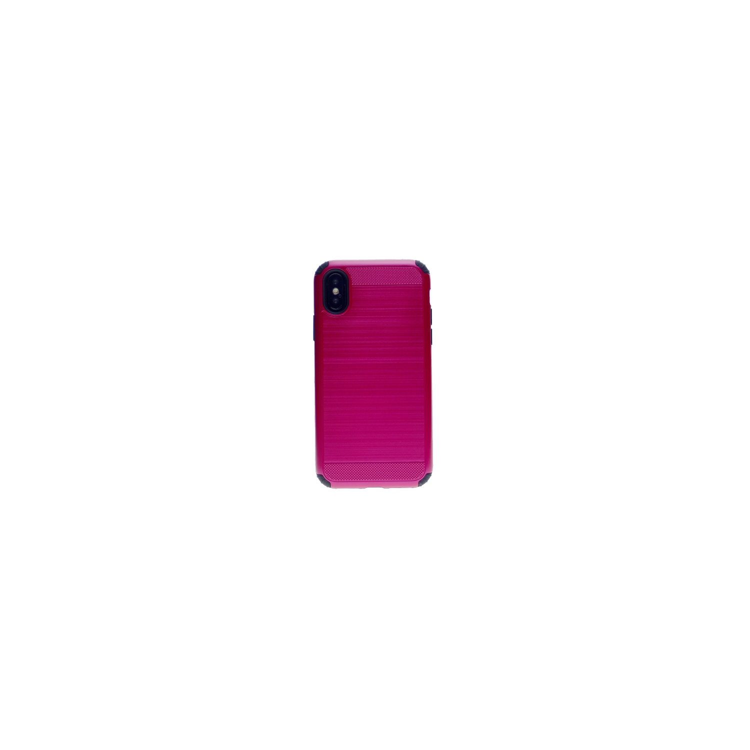 Iphone XS Max Blushed Texture Hard Cover Case, Hot Pink