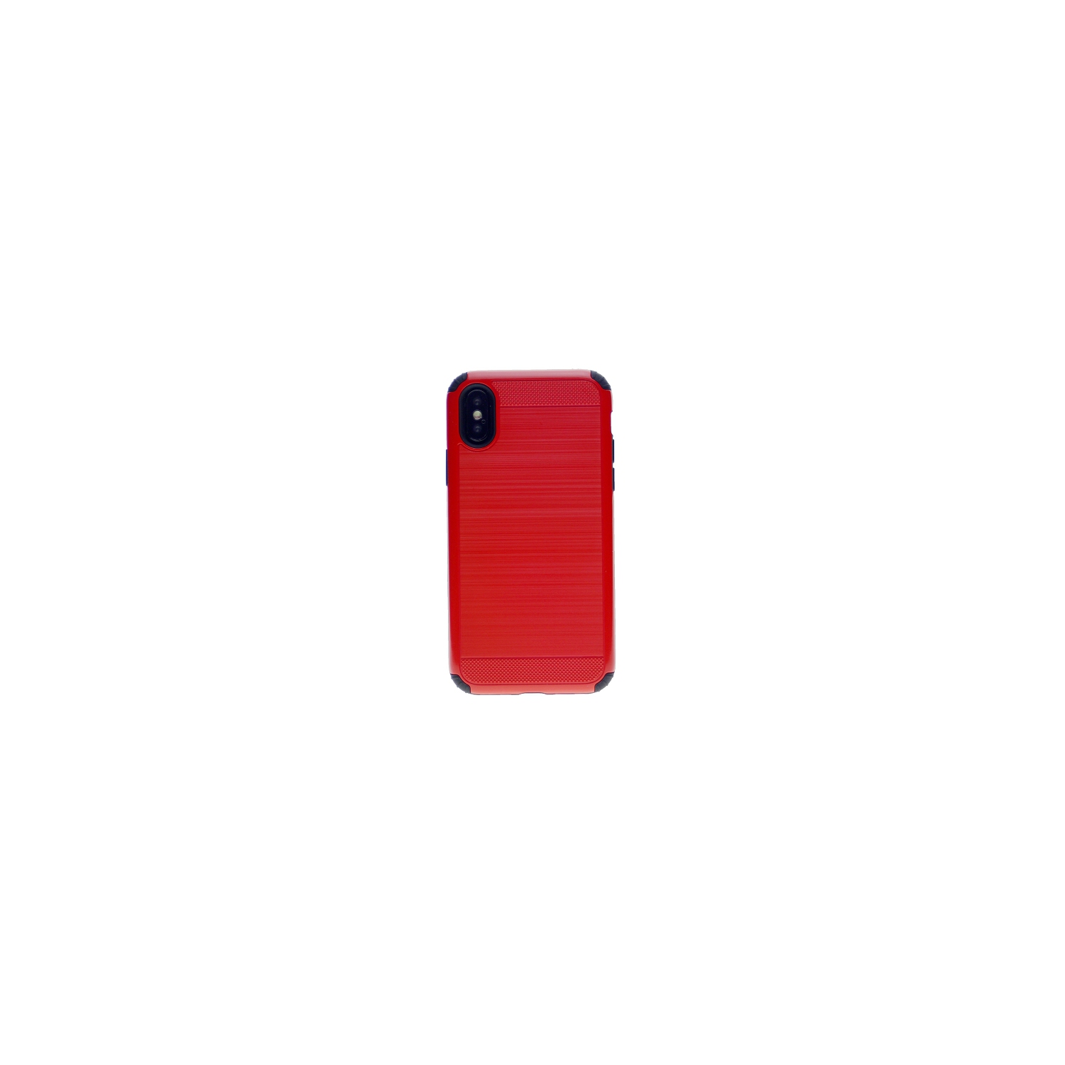 Iphone XS Max Blushed Texture Hard Cover Case, Red