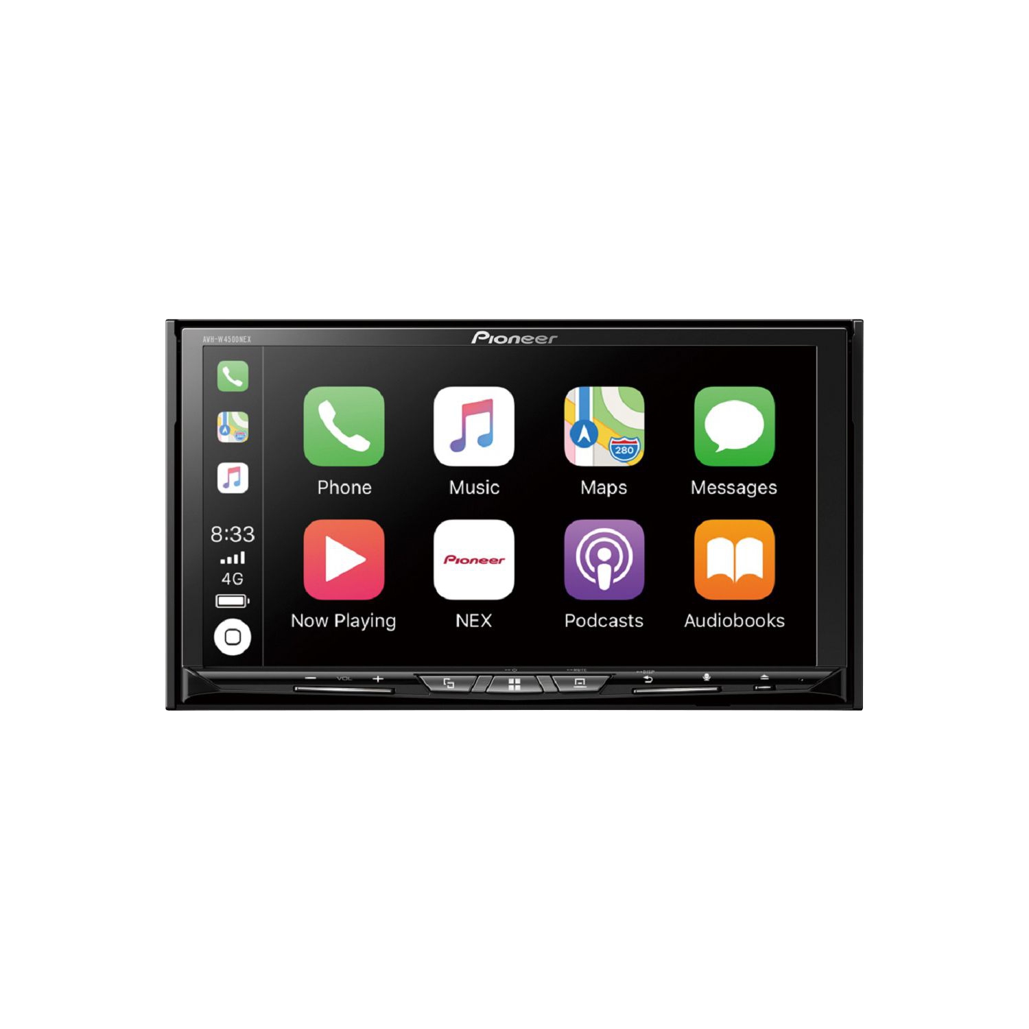 Pioneer AVH-W4500NEX Flagship In-Dash Receiver with 6.94" WVGA Clear Resistive Touchscreen - Bonus Singh Pop Up Phone Holder