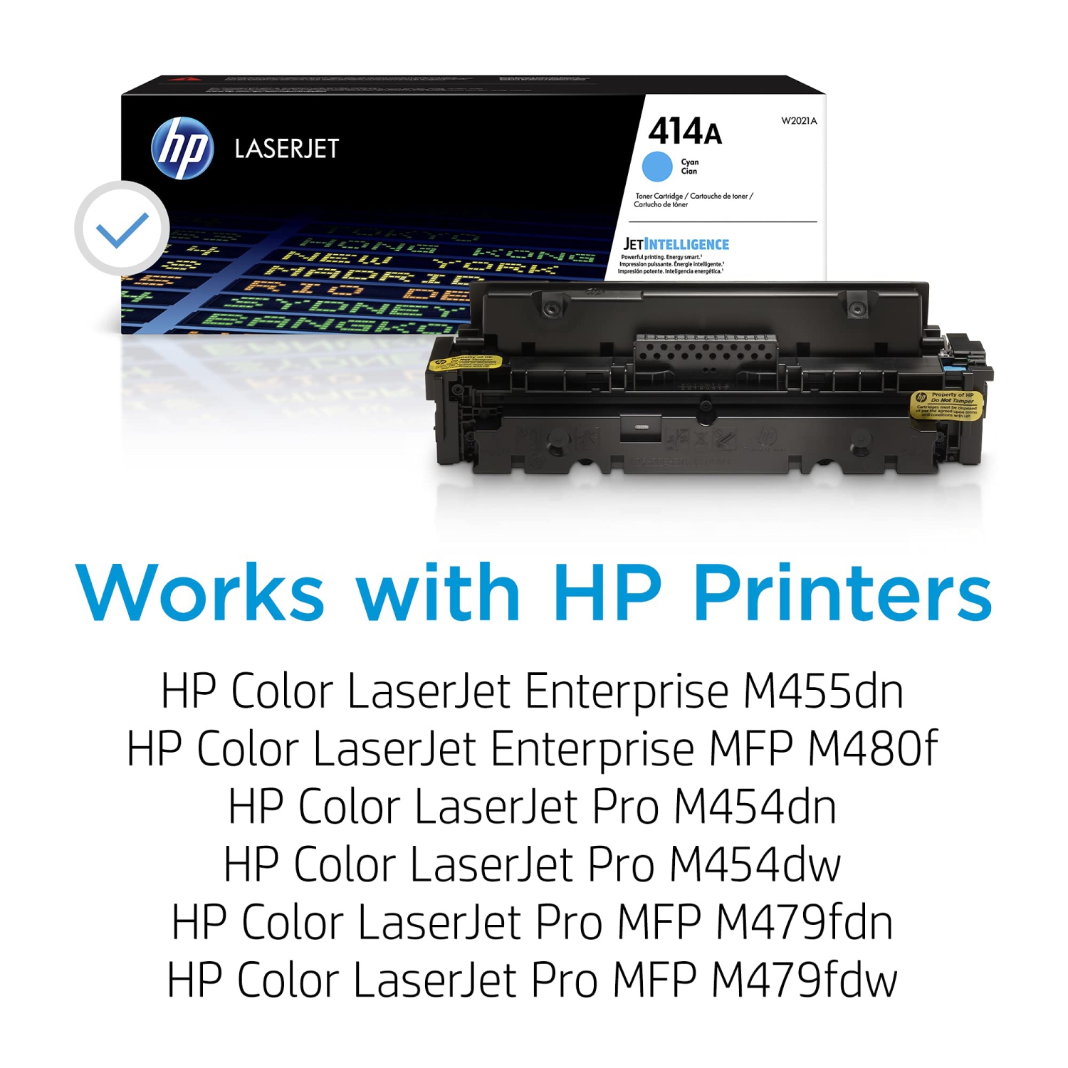 HP 414A Toner Cartridge - Cyan W2021A