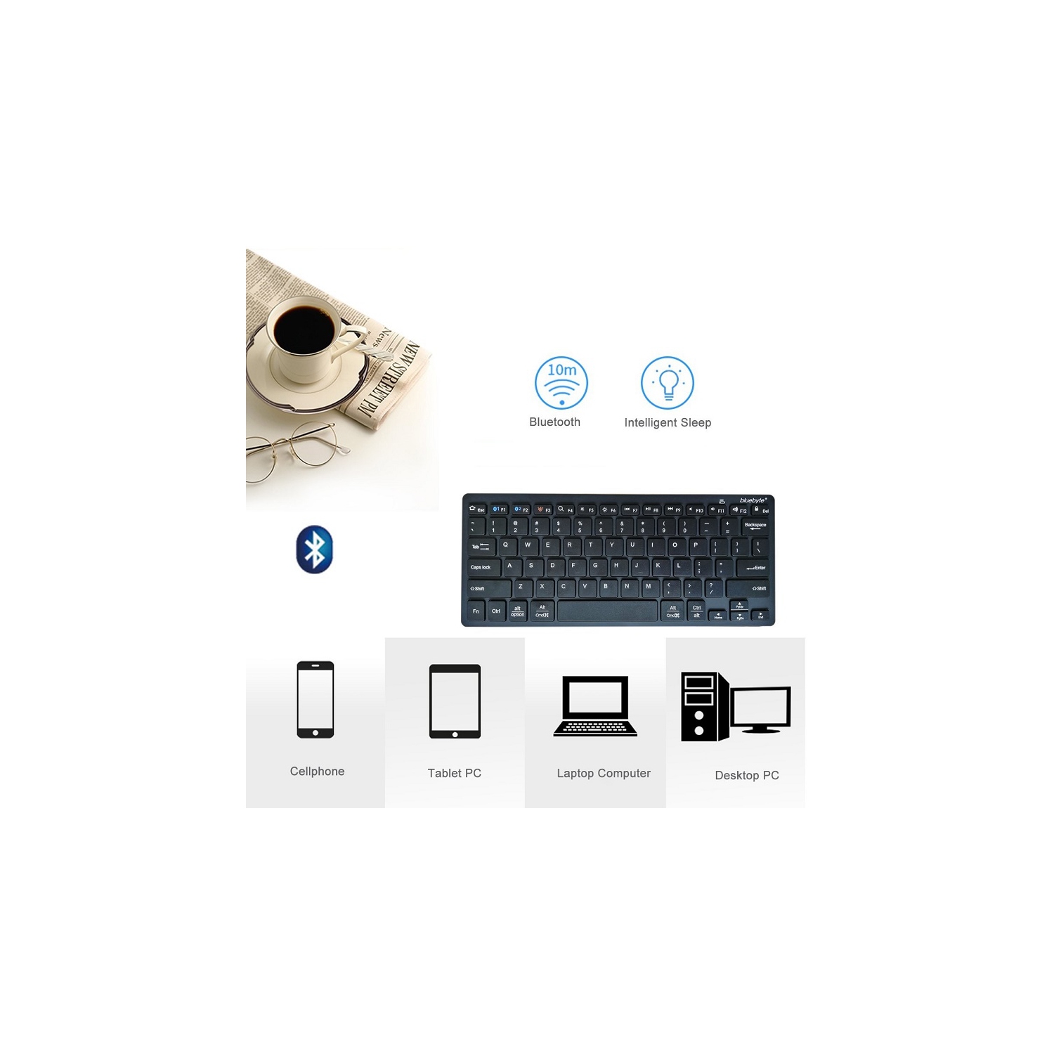 WIBE BK3001 MINI BLUETOOTH KEYBOARD