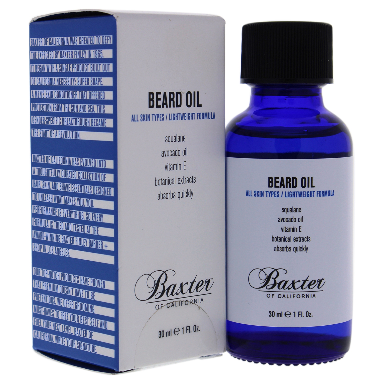Beard Oil by Baxter Of California for Men - 1 oz Oil
