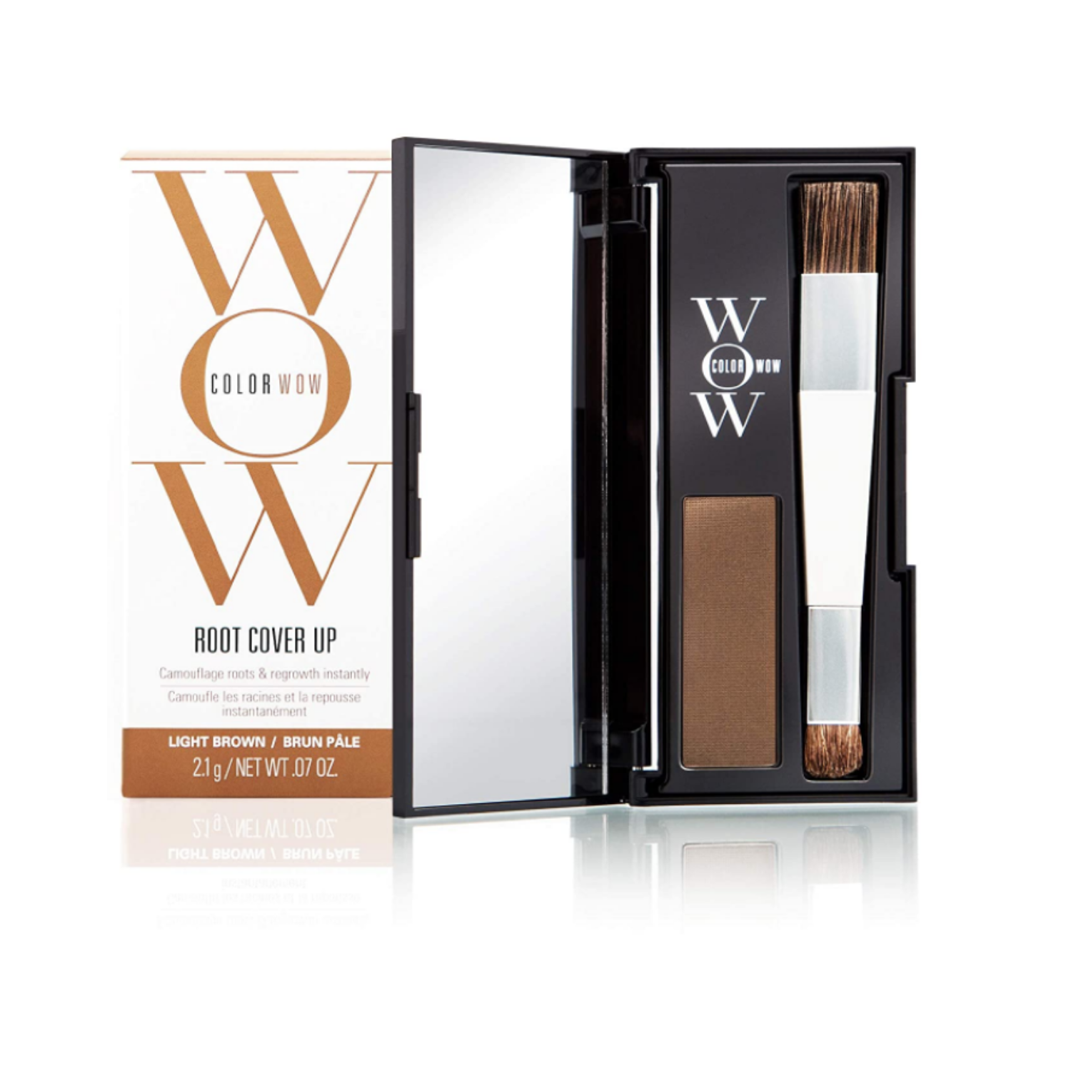 Root Cover Up - Light Brown by Color Wow for Women - 0.07 oz Hair Color