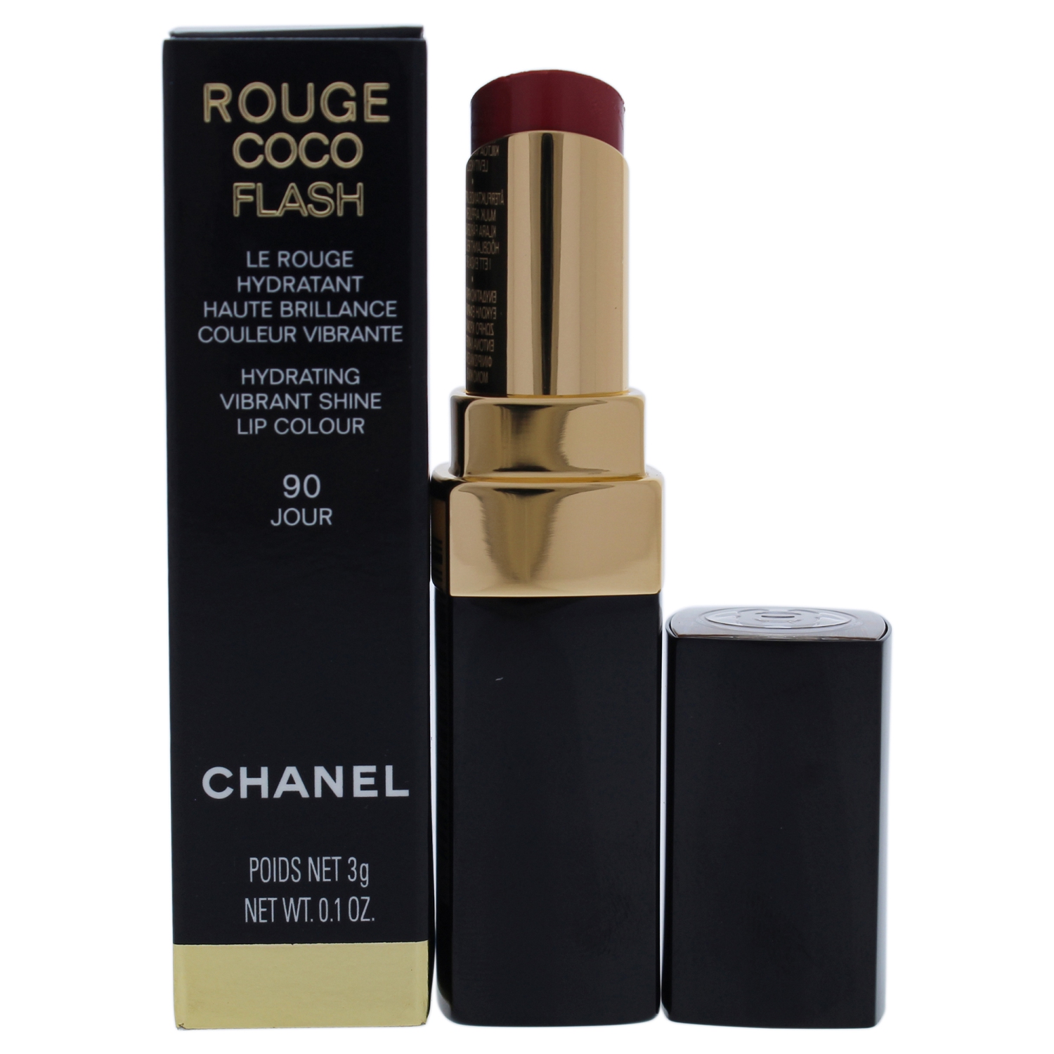 Rouge Coco Flash Lipstick - 90 Jour by Chanel for Women - 0.10 oz Lipstick