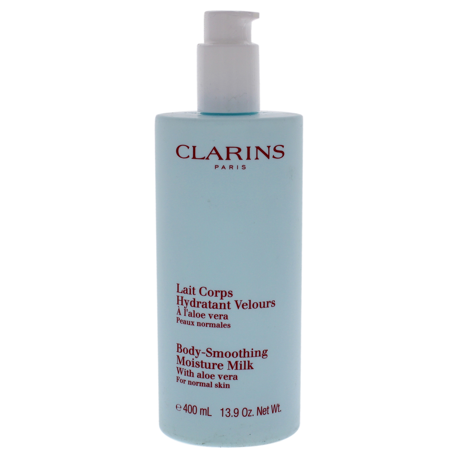 Body-Smoothing Moisture Milk with Aloe Vera by Clarins for Women - 13.9 oz Body Milk