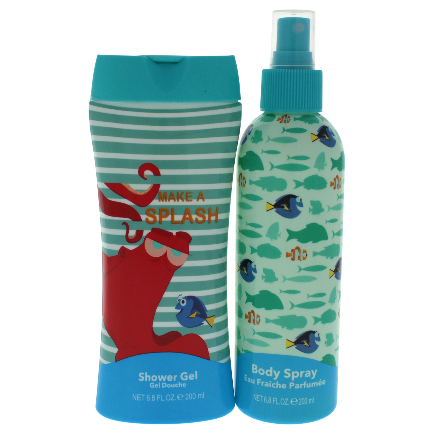 Finding Dory by Disney for Kids - 2 Pc Gift Set 6.8oz Body Spray, 6.8oz Shower Gel