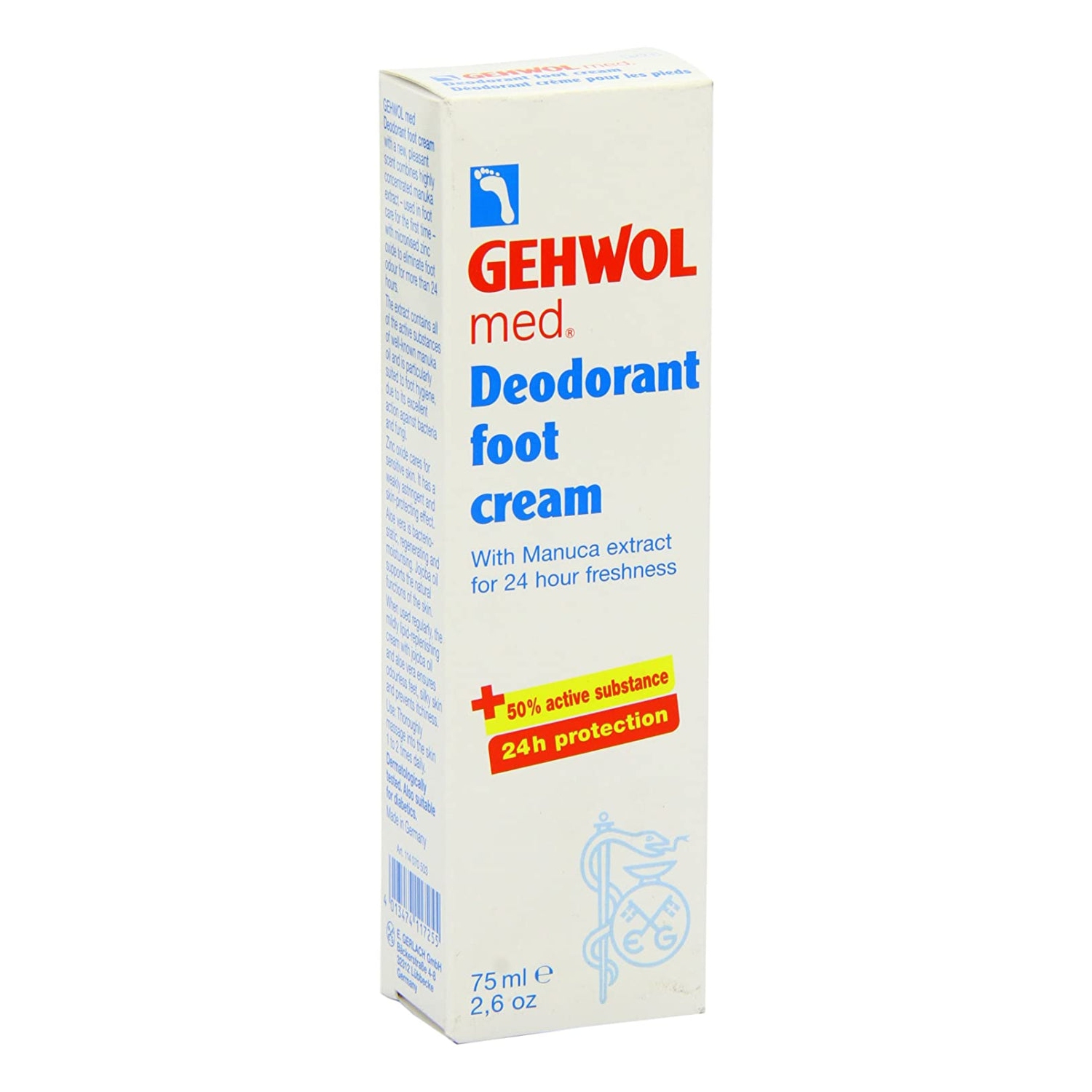 Gehwol Med Deodorant Foot Cream 75ml