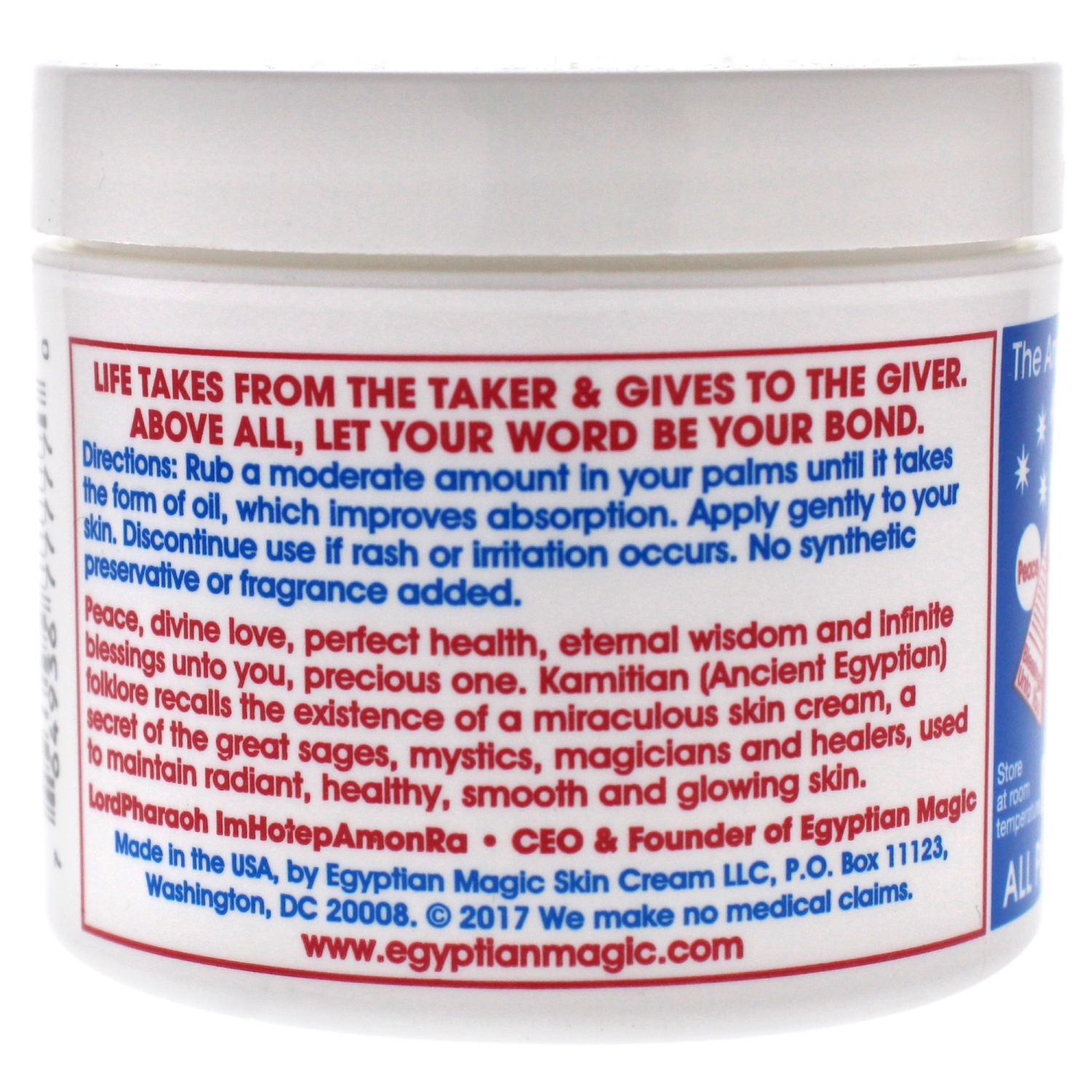 All Purpose Skin Cream by Egyptian Magic for Women - 4 oz Cream