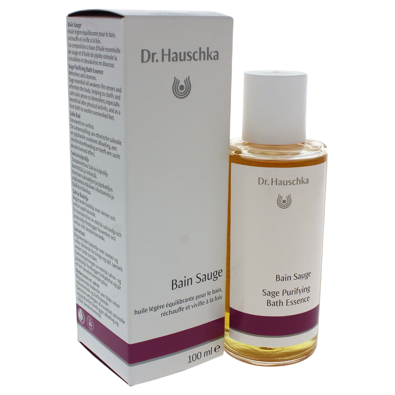 Sage Purifying Bath Essence by Dr. Hauschka for Women - 3.4 oz Body Oil
