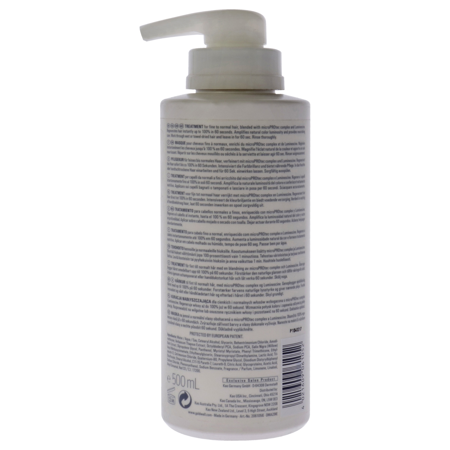 Traitement DualSenses Color 60Sec par Goldwell pour unisexe - traitement 16,9&nbsp;oz