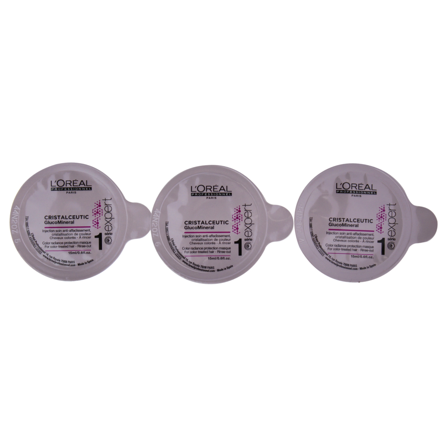 Serie Expert Cristalceutic GlucoMineral Masque by LOreal Professional for Unisex - 15 x 0.6 oz Masque