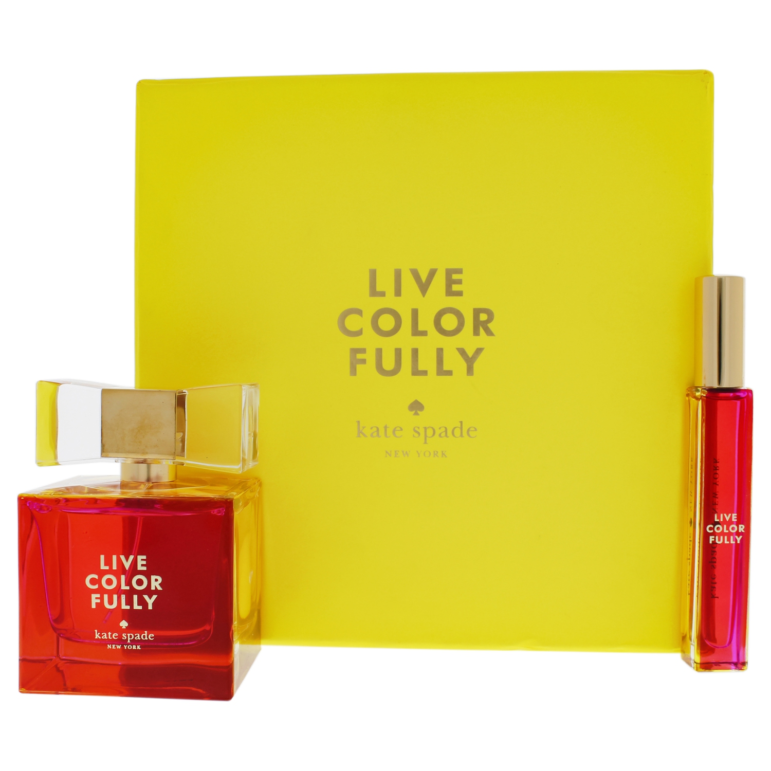 Live Colorfully par Kate Spade pour Femme - Coffret cadeau 2 pièces 3,4&nbsp;oz EDP Spray, 0,34&nbsp;oz EDP Rollerball