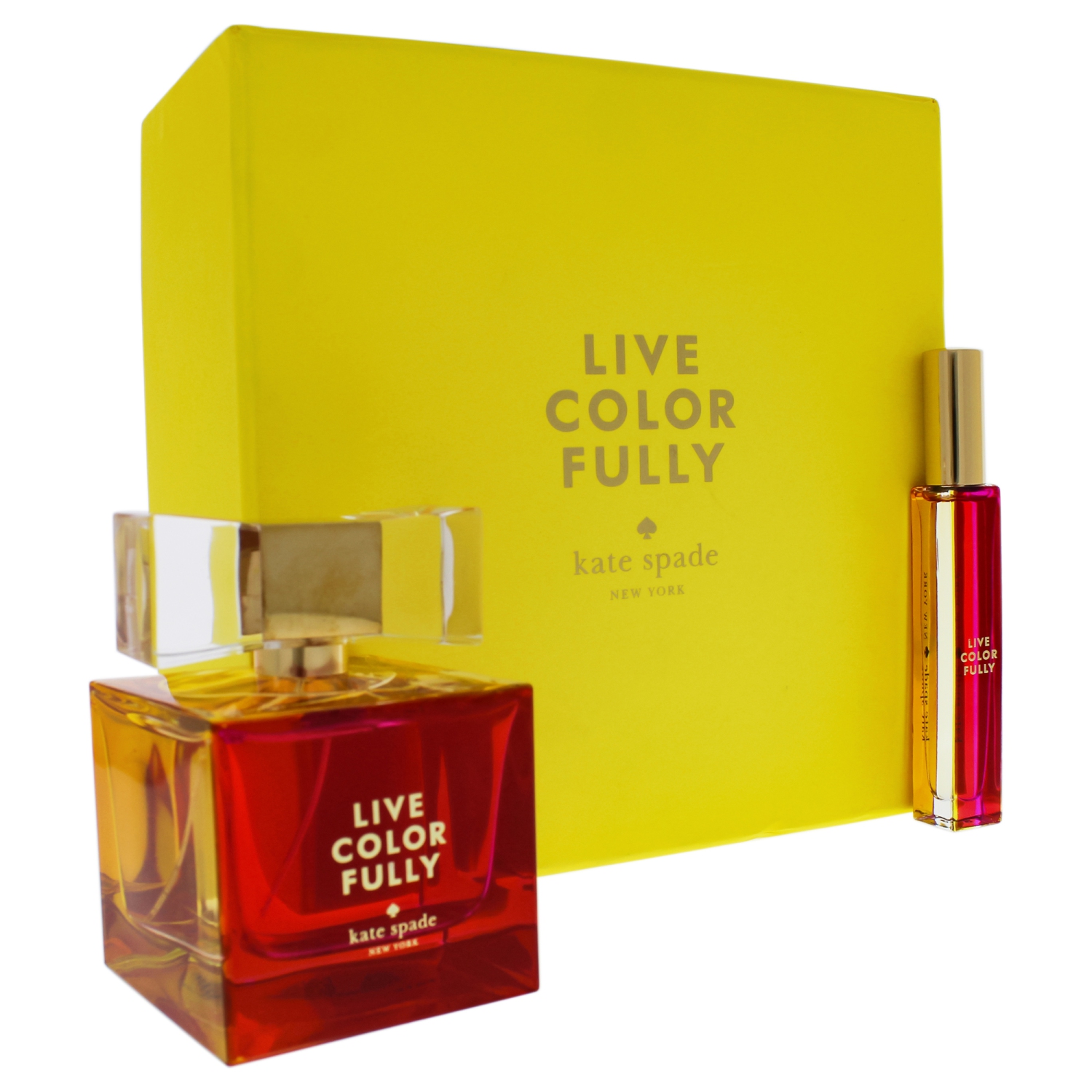 Live Colorfully par Kate Spade pour Femme - Coffret cadeau 2 pièces 3,4&nbsp;oz EDP Spray, 0,34&nbsp;oz EDP Rollerball