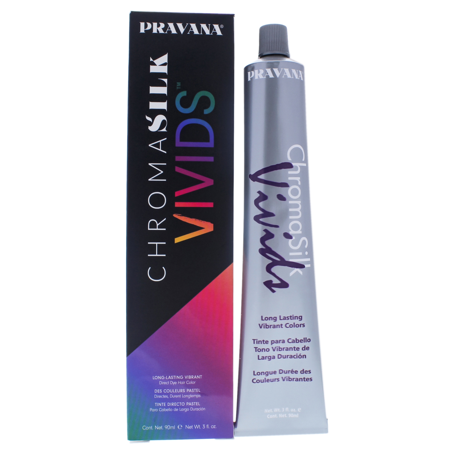 ChromaSilk Vivids Long-Lasting Vibrant Color - Violet by Pravana for Unisex - 3 oz Hair Color