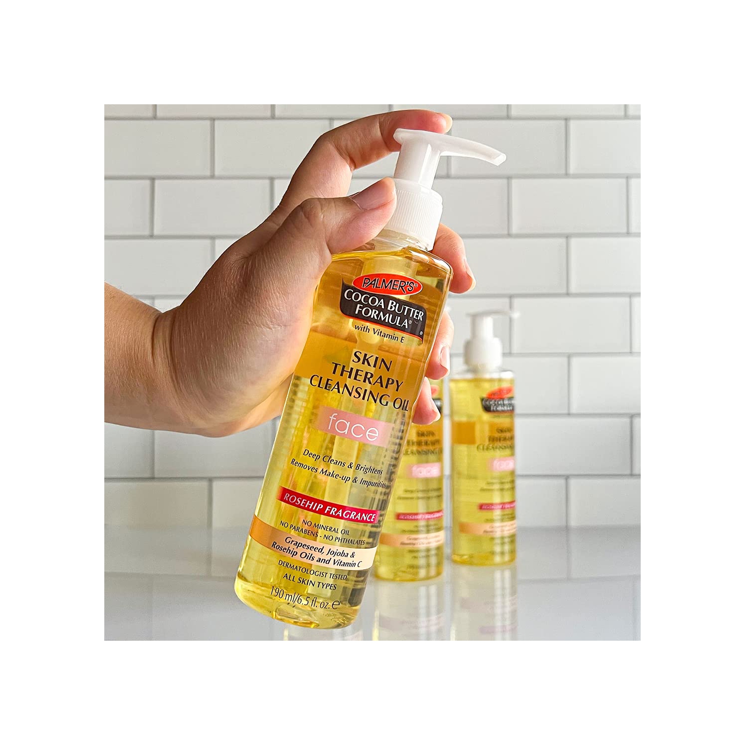 Cocoa Butter Skin Therapy Cleansing Oil Face by Palmers for Unisex - 6.5 oz Cleanser