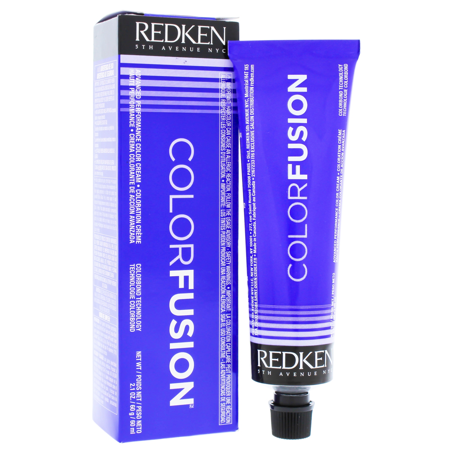 Color Fusion Color Cream Cool Fashion - 5Cb Copper-Brown by Redken for Unisex - 2.1 oz Hair Color