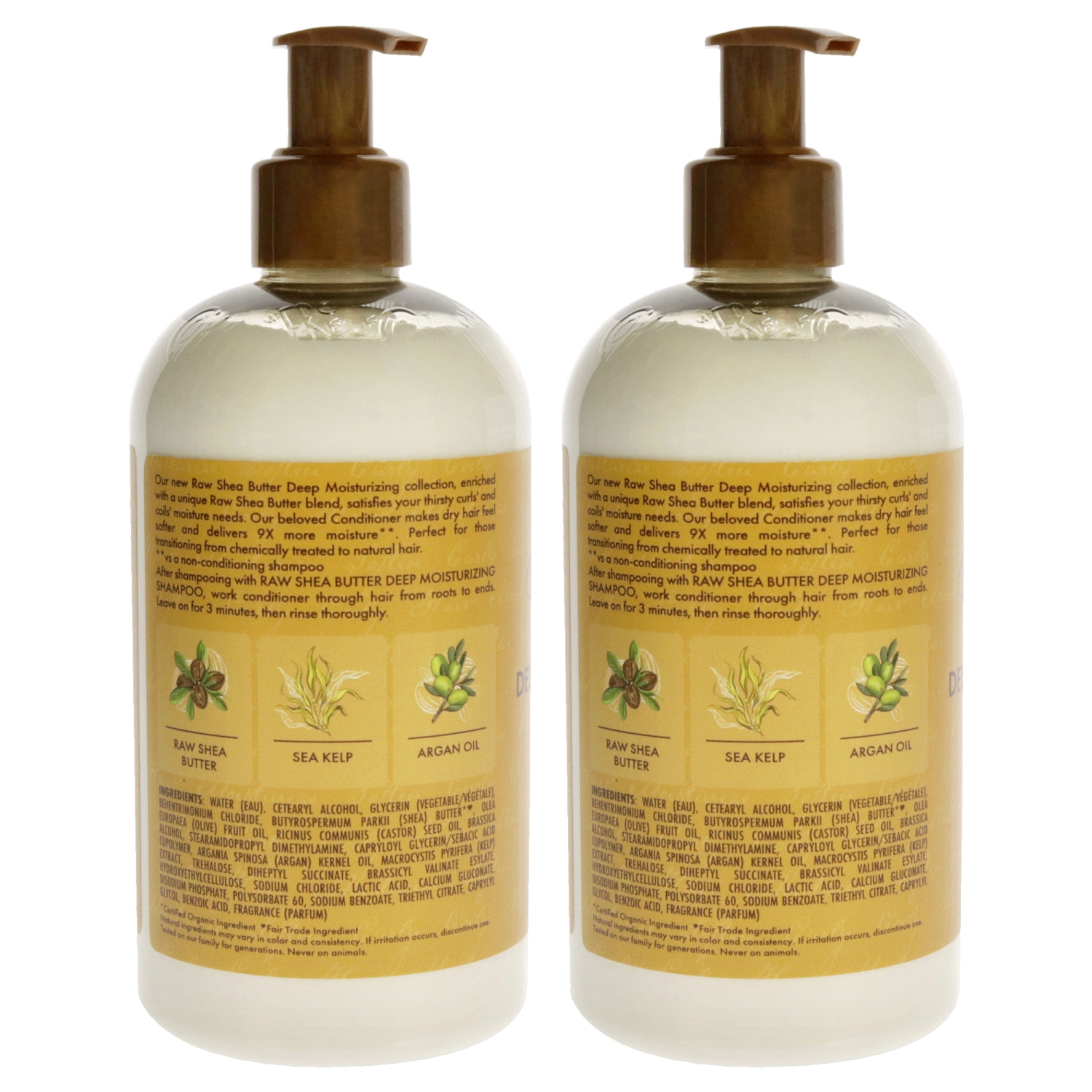 Revitalisant restaurateur beurre de karité brut - Paquet de 2 par Shea Moisture pour unisexe - revitalisant 13&nbsp;oz