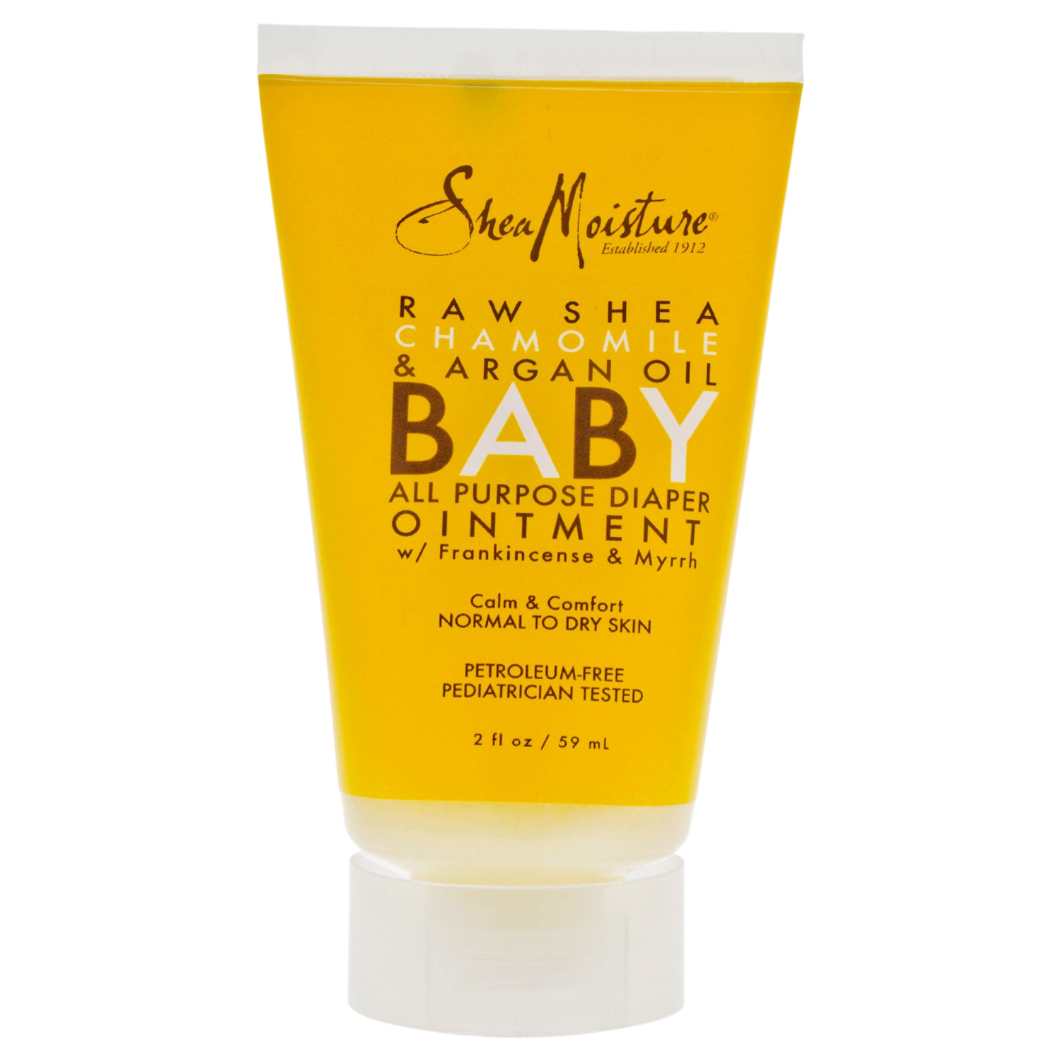 Raw Shea Chamomile & Argan Oil Baby All Purpose Diaper Ointment by Shea Moisture for Kids - 2 oz Ointment