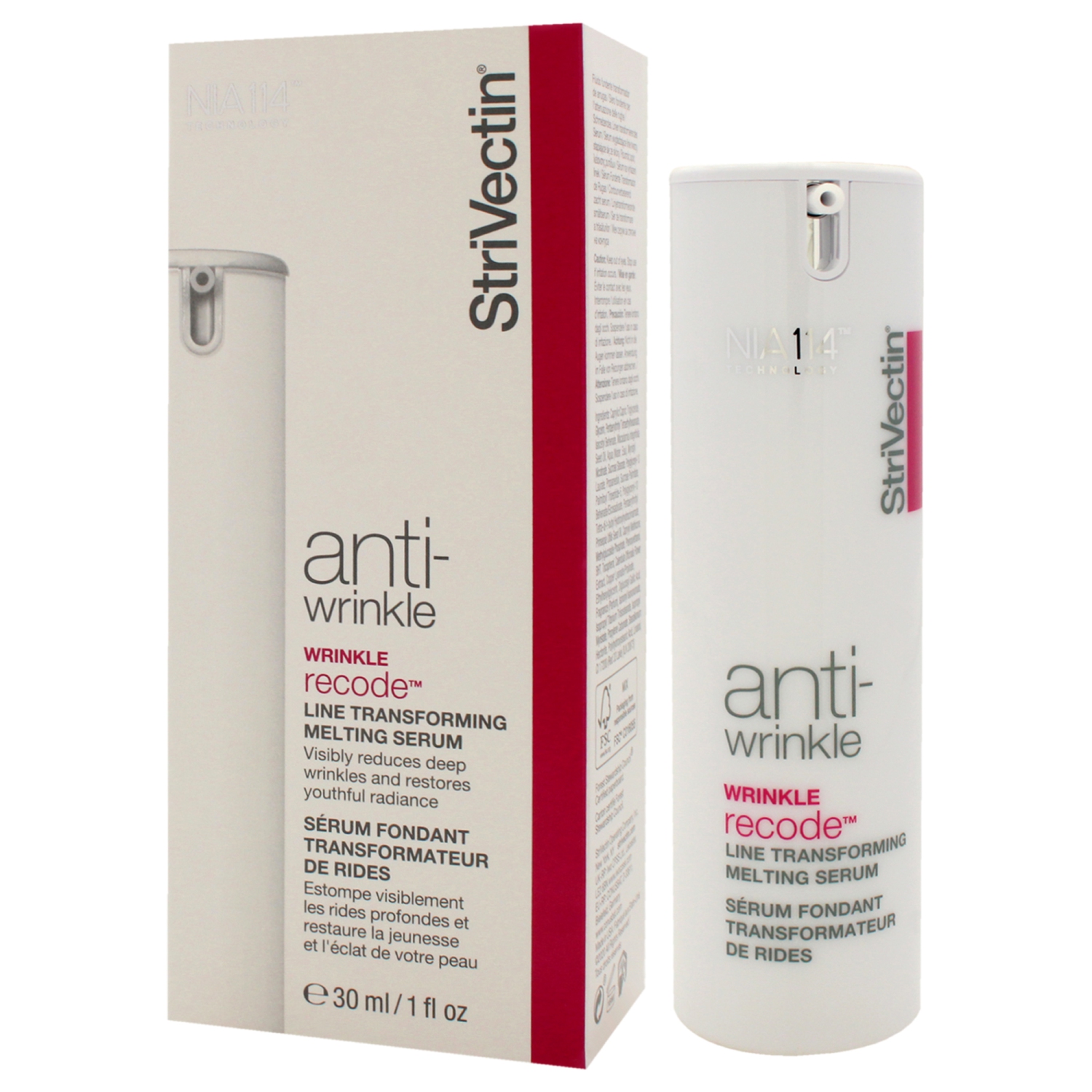 Sérum transformatant anti-rides Recode Line par contre-Vectin pour femmes - Sérum 1 oz