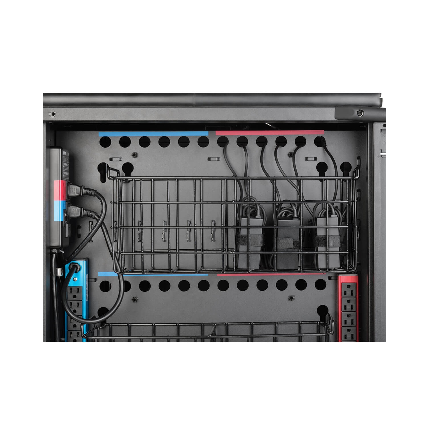 Tripp Lite 36-Device AC Charging Station Cart - Black -