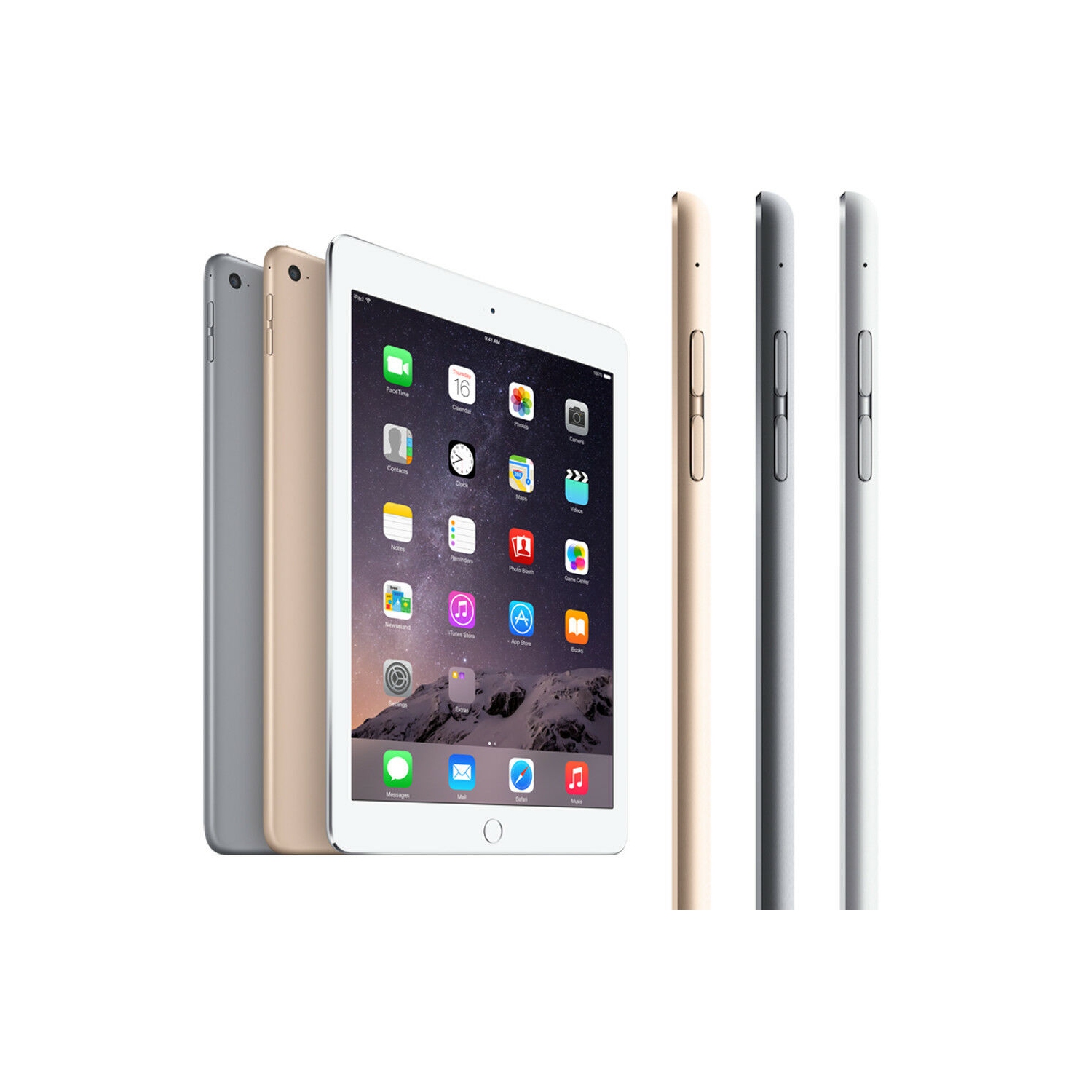 Apple iPad Air 2 9,7 pouces - Wi-Fi - 16Go - Argent - Certifié remis à neuf