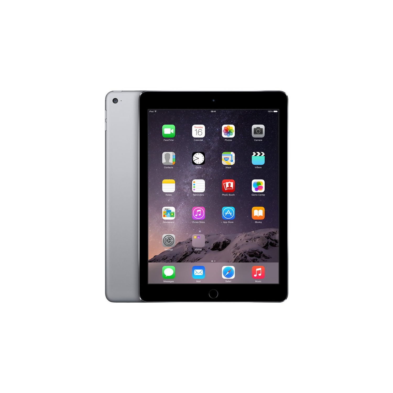 Refurbished (Excellent) - Apple iPad Air 2 9.7" screen 32GB - WiFi (2014 - A1566) Space Gray - Certified Refurbished