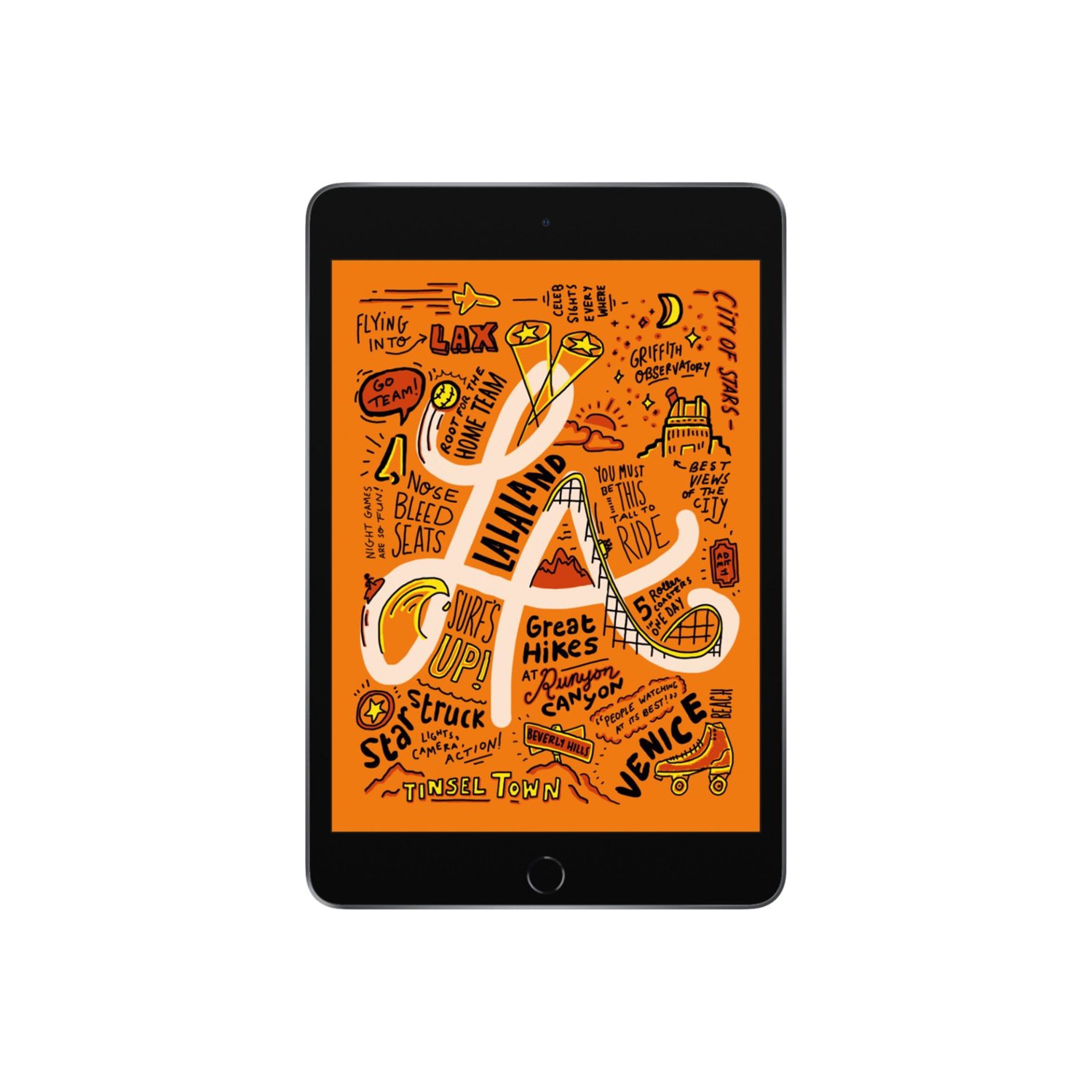 Refurbished - Apple iPad Mini 7.9" 256GB with Wi-Fi & Cellular (5th Generation) - Space Gray