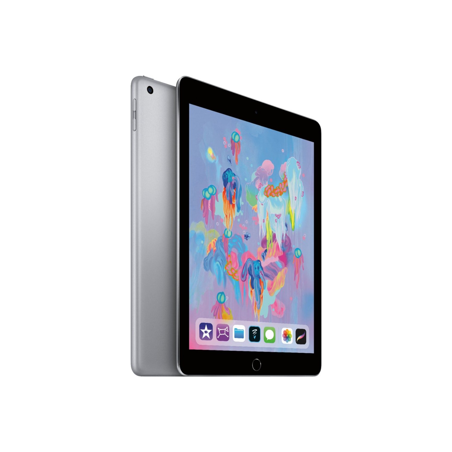 Refurbished - Apple iPad 9.7" 32GB with Wi-Fi & Cellular (6th Generation) - Space Gray