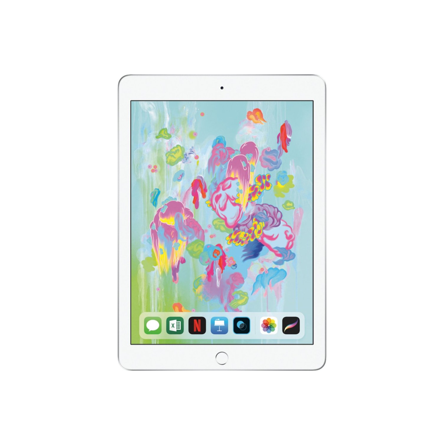 Refurbished - Apple iPad 9.7" screen 128GB - WiFi (6th Gen. 2018 - A1893) Silver - Certified Refurbished