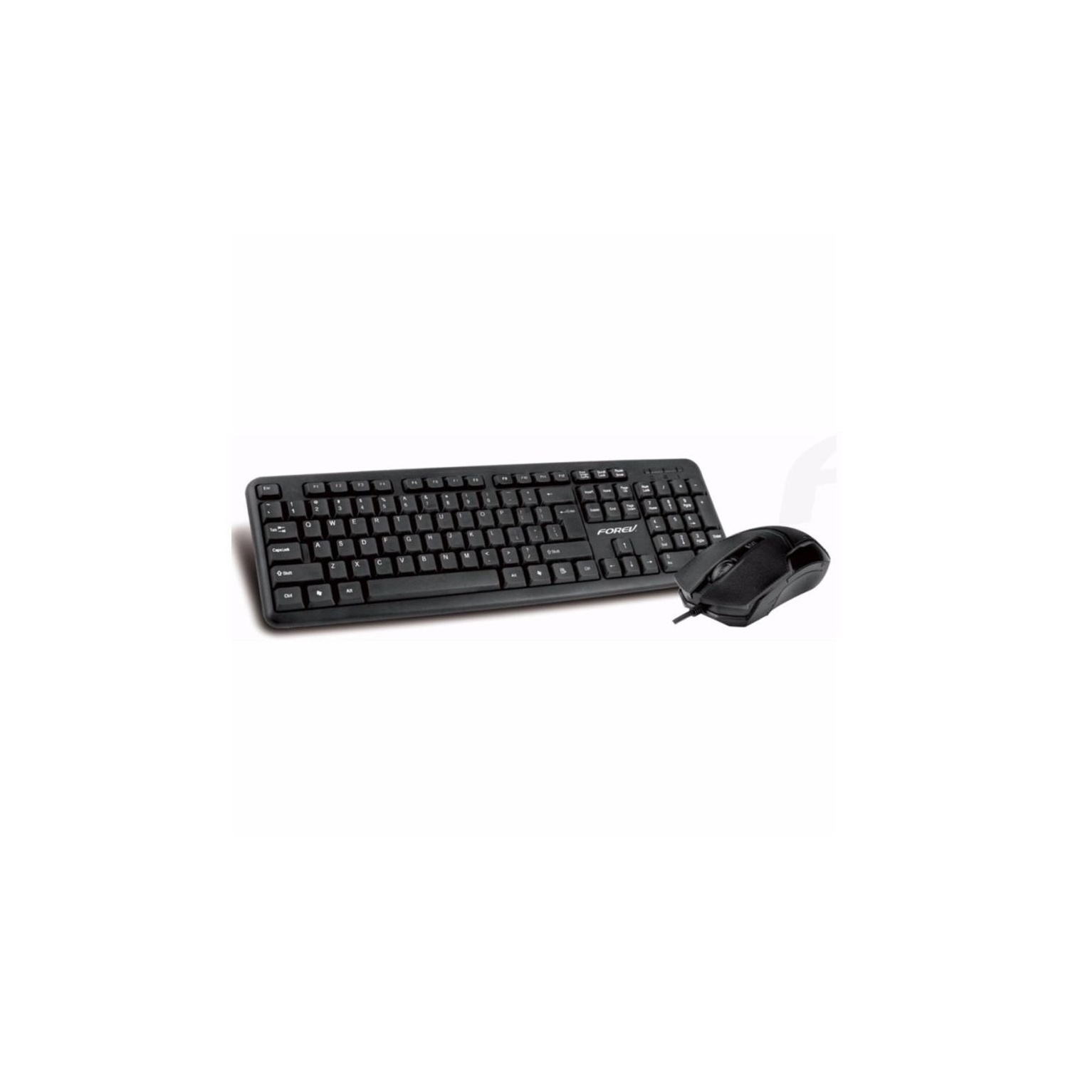 Forev FV-60 Keyboard Mouse Combo Wired Black
