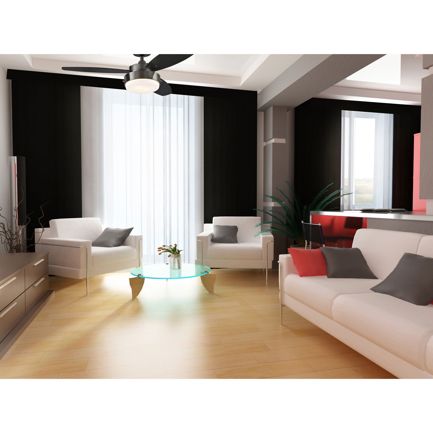 Westinghouse Lighting Alloy 42" Ceiling Fan - Gun Metal