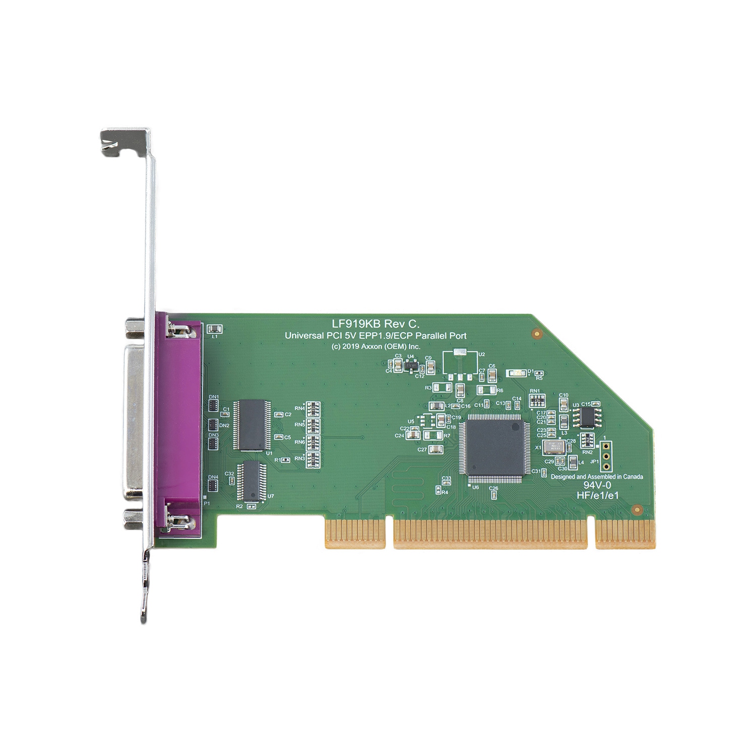 Axxon – Adaptateur de port parallèle LF919KB Rev. C PCI Express EPP 1.9/ECP