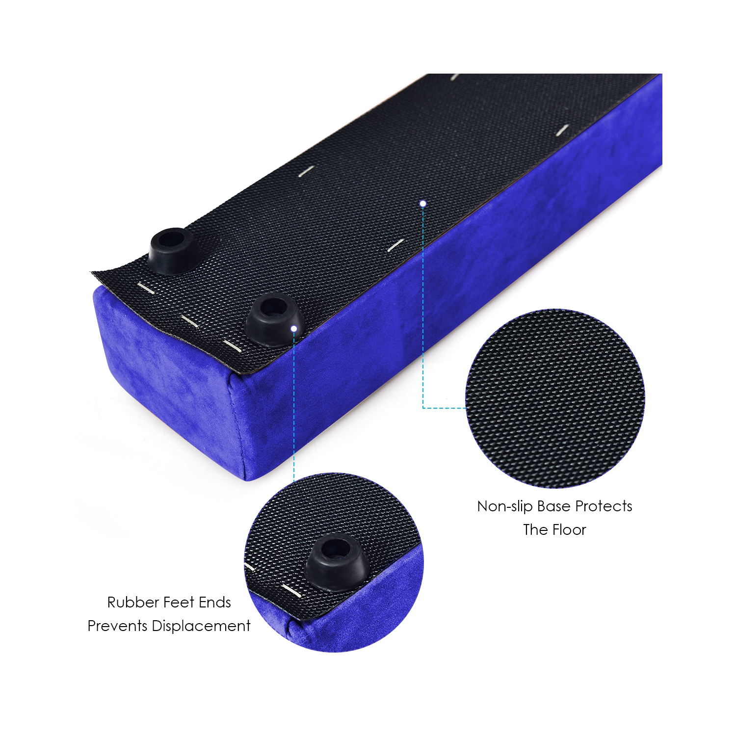 Équipement de gymnastique pliable de 7 pi avec poutre d'équilibre au sol de Costway pour la formation pratique