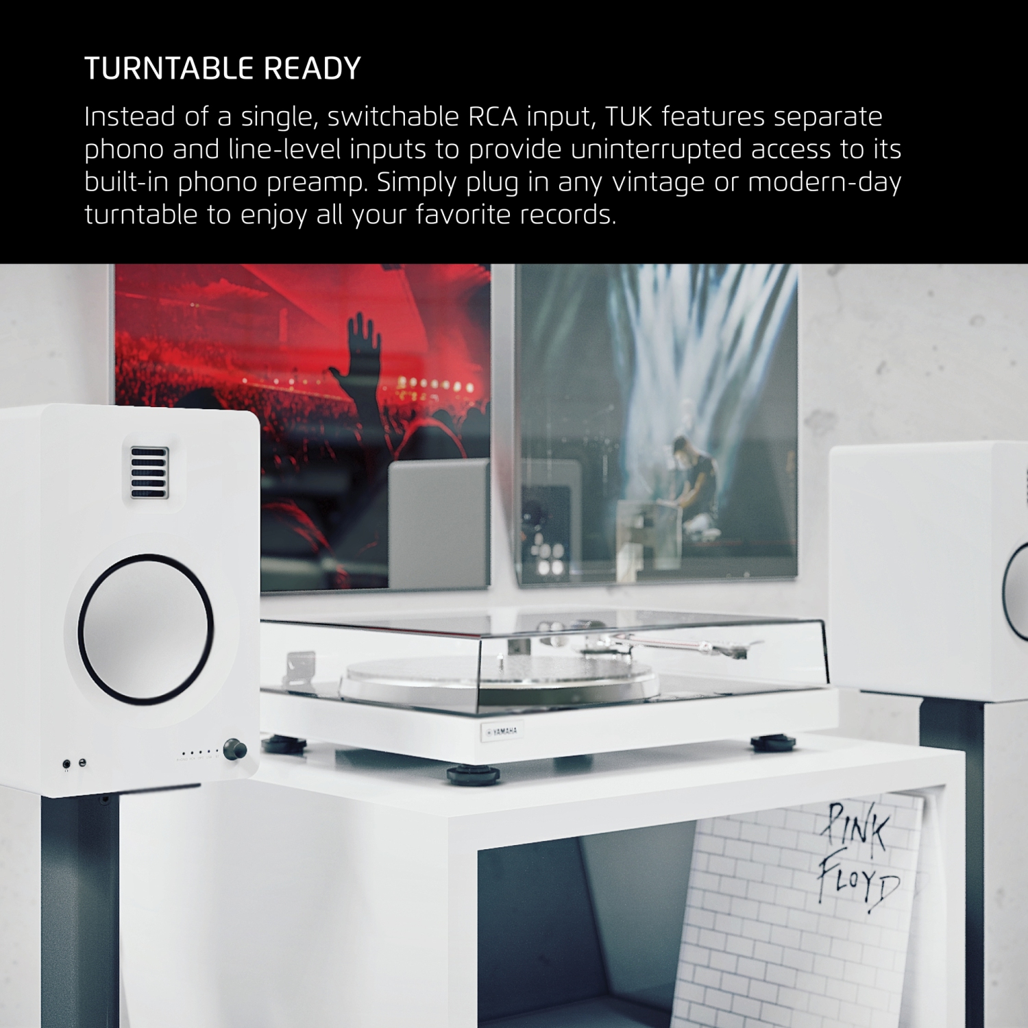 Enceintes amplifiées Kanto TUKMB TUK Premium - Noir mat