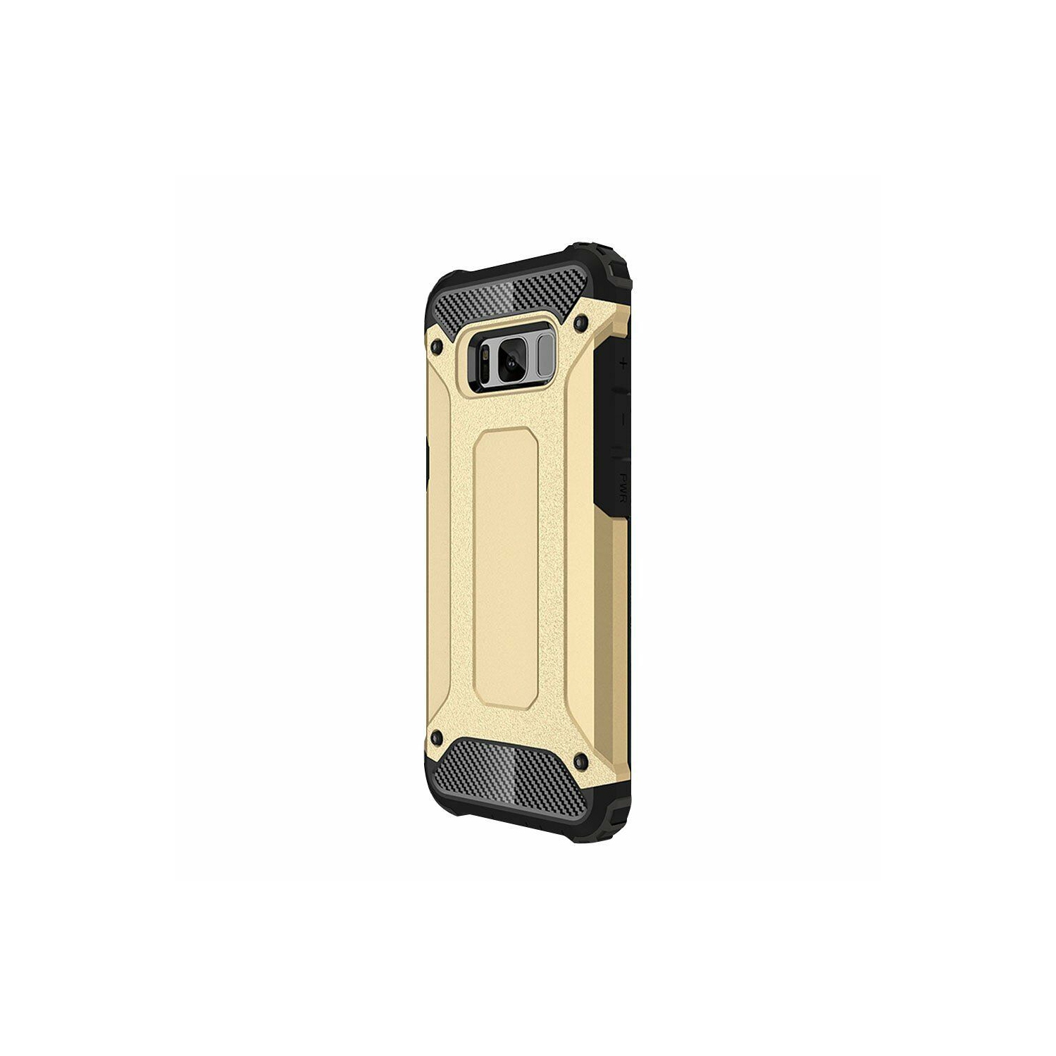Hybrid Armor Shockproof Rugged Bumper Case For SAMSUNG Galaxy S8 Plus (Gold)