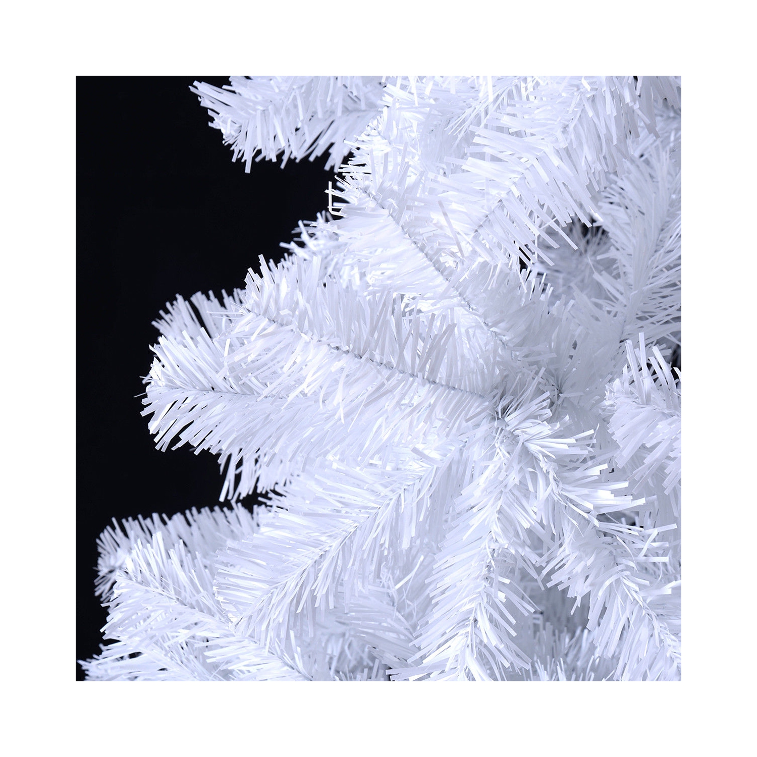 Arbre de Noël en PVC artificiel avec support extérieur des Fêtes de Costway, 8 pi