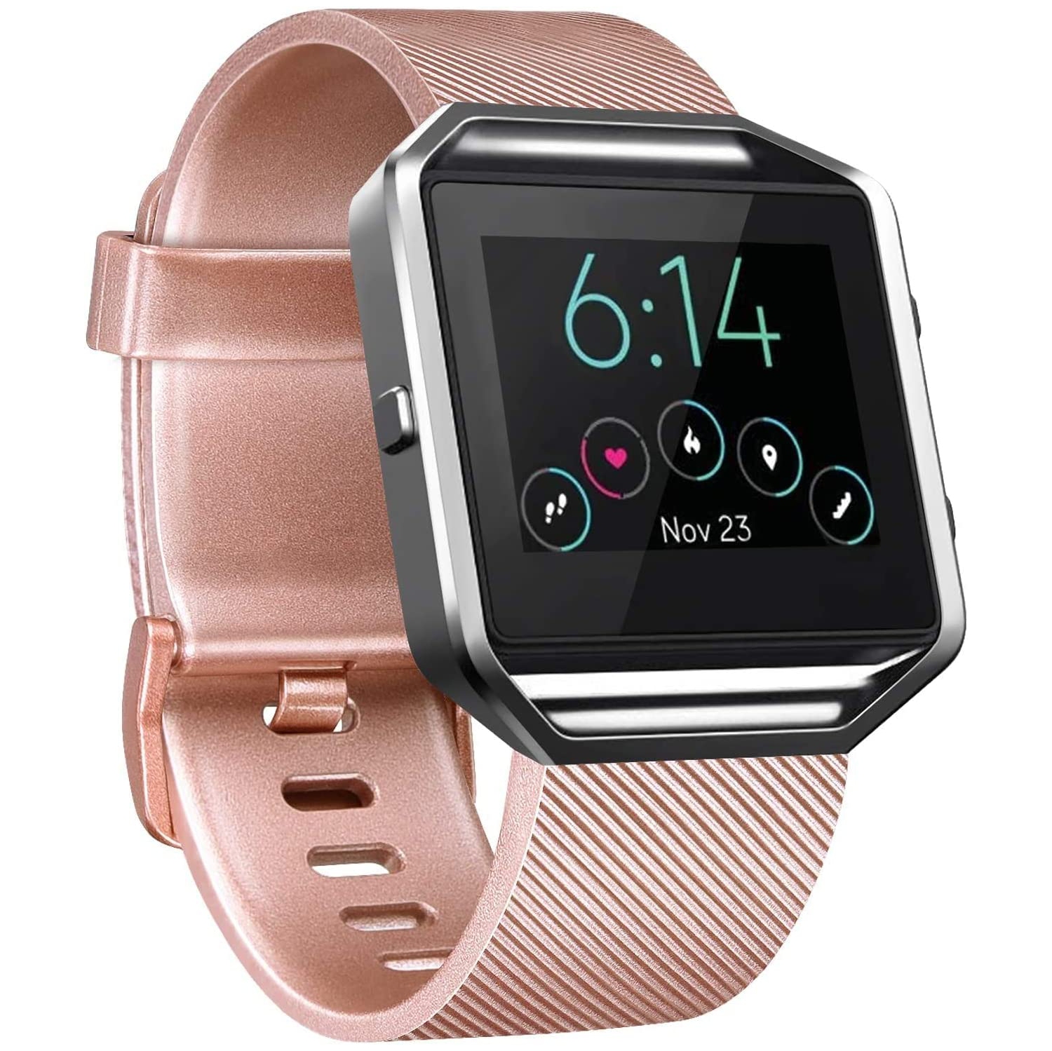 Replacement Bands Compatible for Fitbit Blaze Band, Classic Accessory Sport Band Strap for Fitbit Blaze Smart Watch