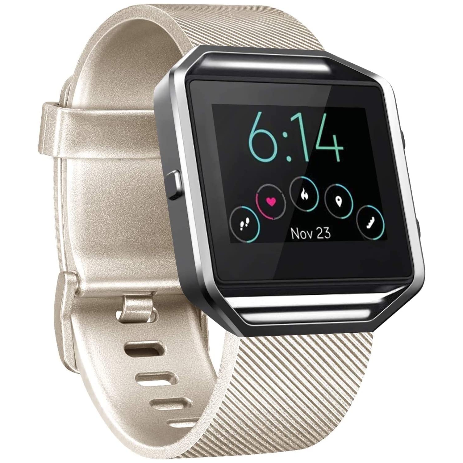 Replacement Bands Compatible for Fitbit Blaze Band, Classic Accessory Sport Band Strap for Fitbit Blaze Smart Watch