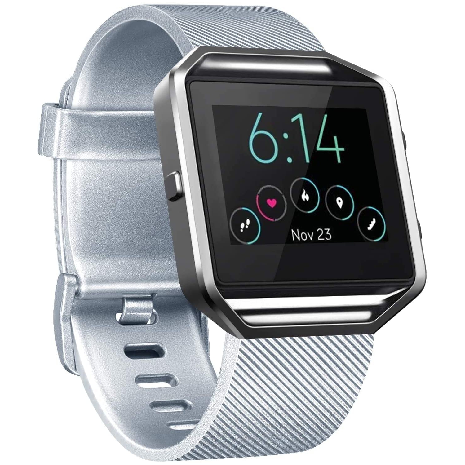 Replacement Bands Compatible for Fitbit Blaze Band, Classic Accessory Sport Band Strap for Fitbit Blaze Smart Watch