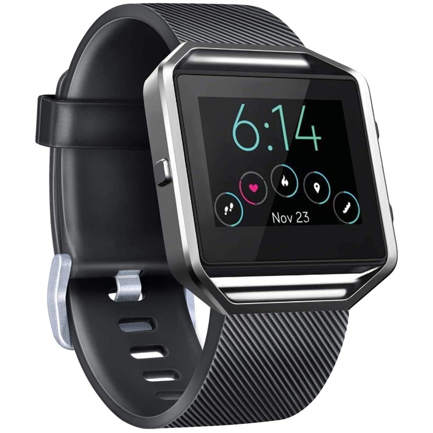 Replacement Bands Compatible for Fitbit Blaze Band, Classic Accessory Sport Band Strap for Fitbit Blaze Smart Watch