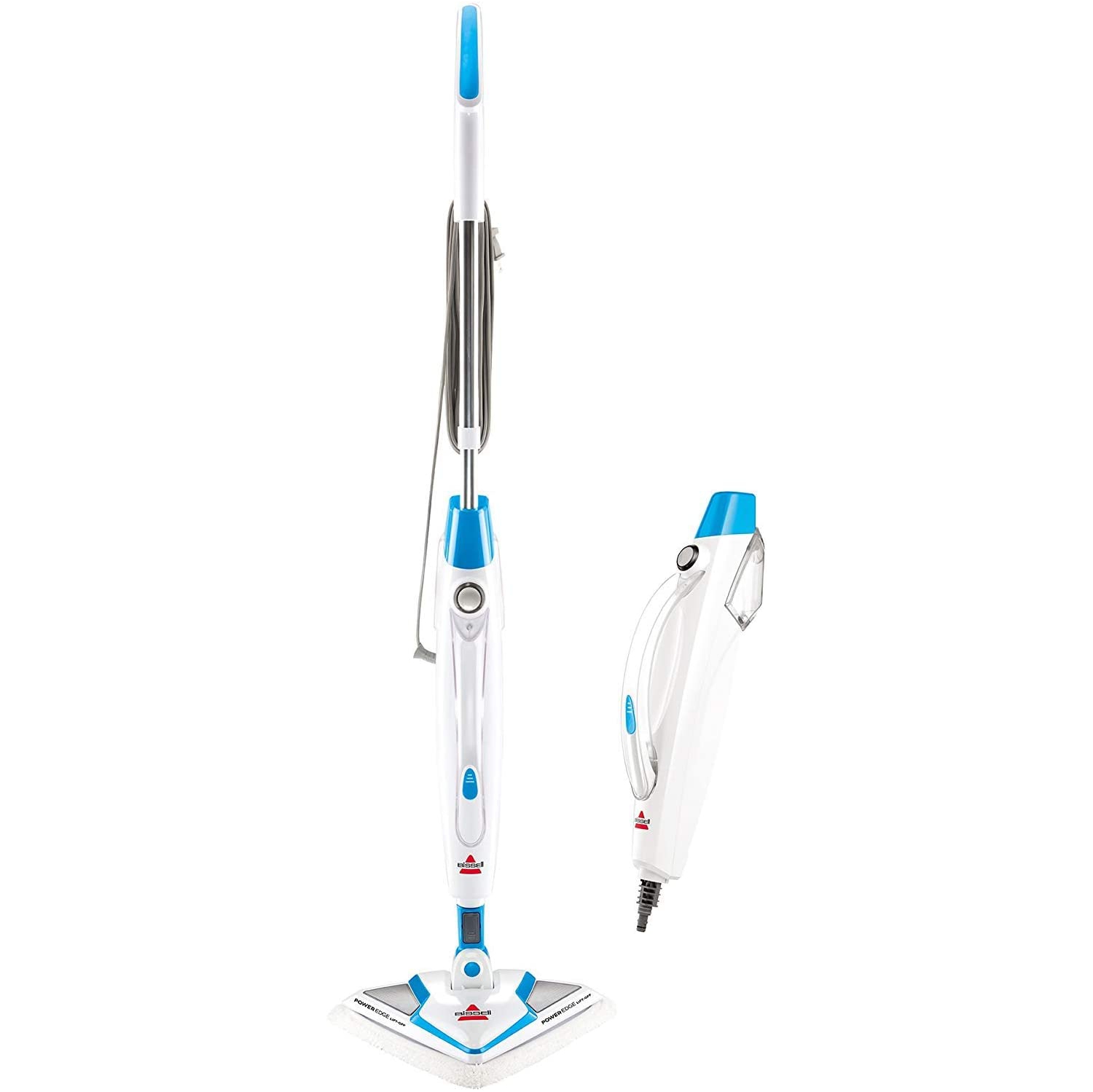 Bissell 2078C PowerEdge 2-in-1 Steam Mop, White/Blue