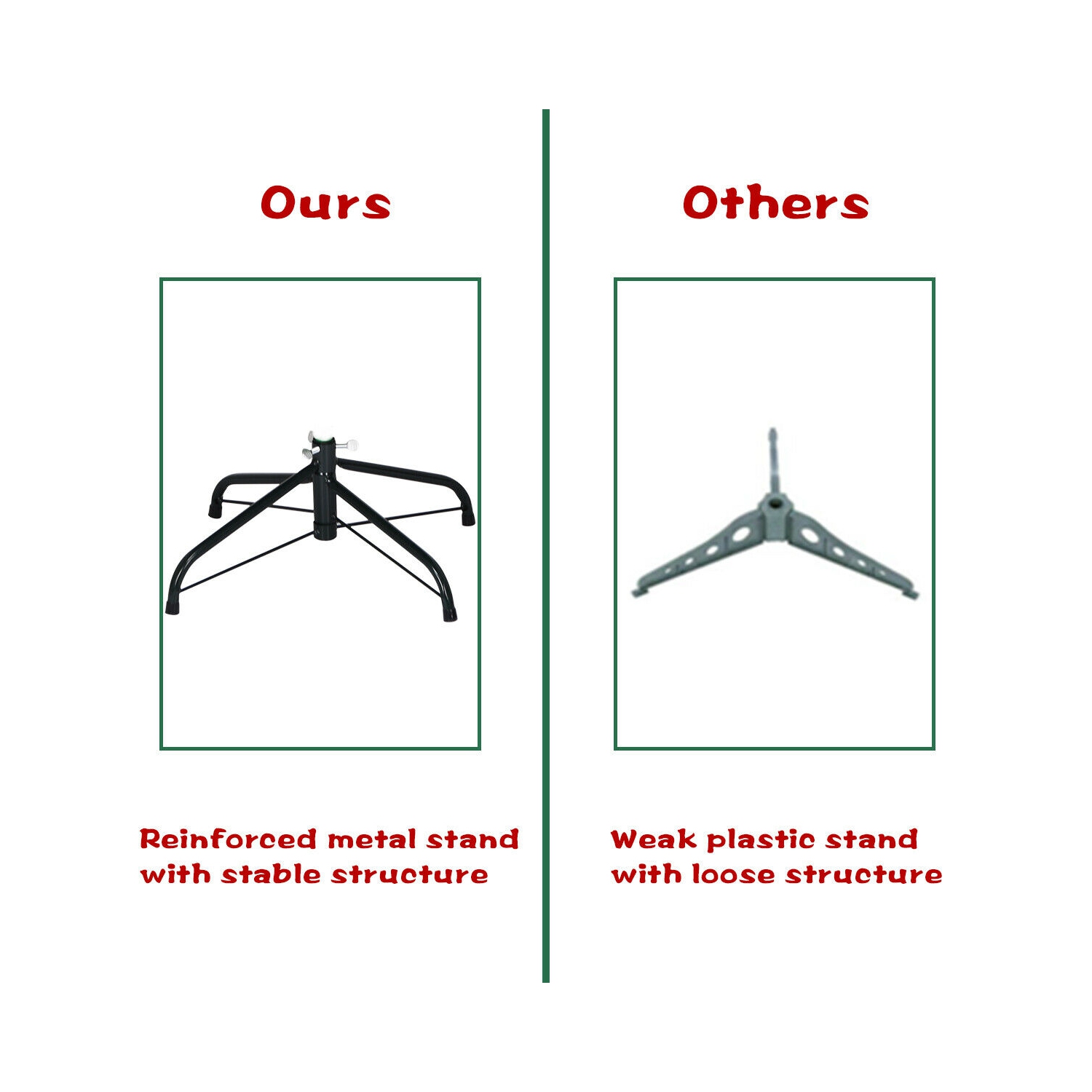 Costway 6Ft Pre-Lit Fiber Optic Artificial PVC Christmas Tree w/ Metal Stand