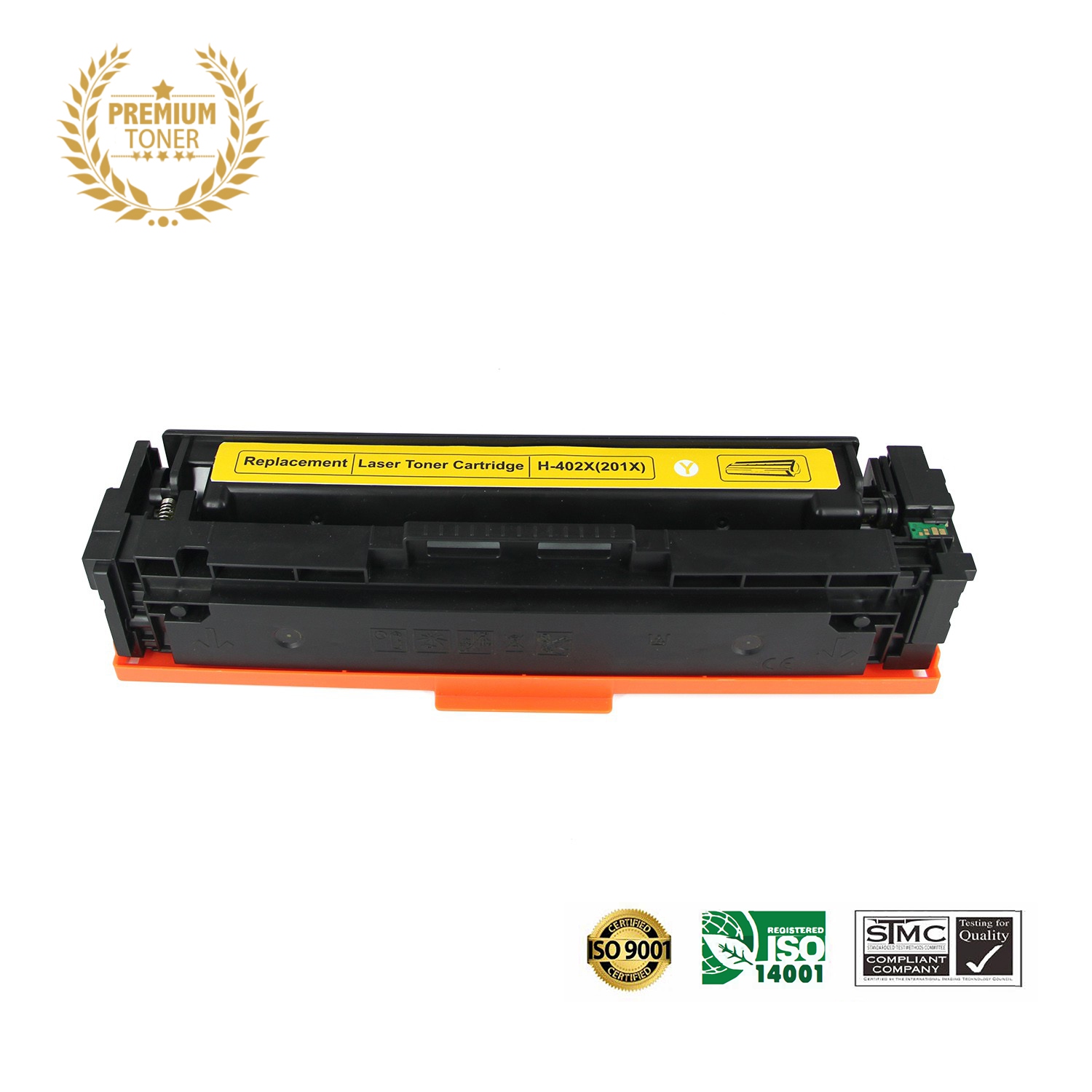 Ultra Toner™ Superior HP 201X (CF402X) Yellow Toner Cartridge Premium Quality！